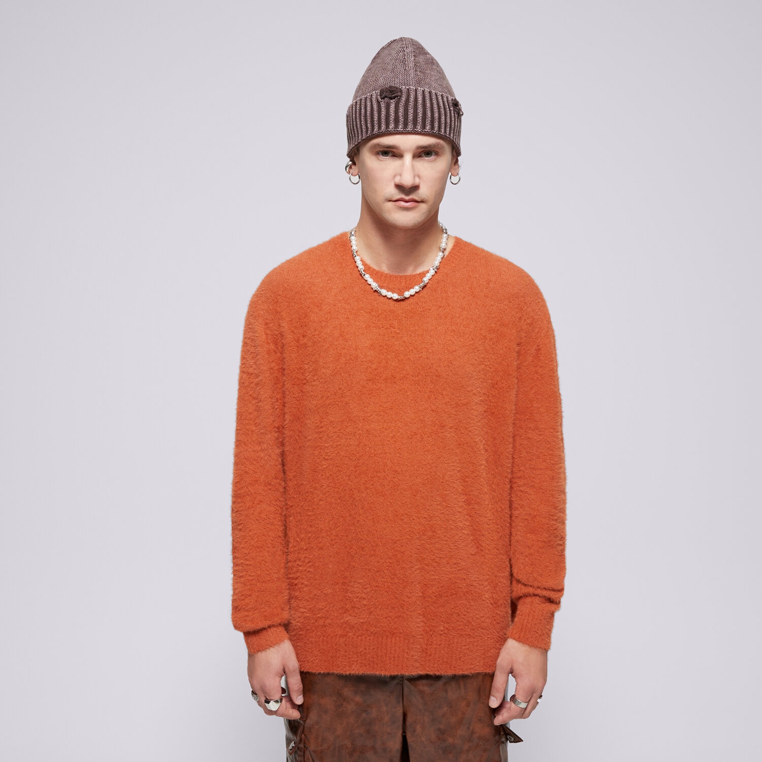 Herren VANS PULLOVER ELMSFORD SOLID CREW SWEATER VN000HE4C9J Orange