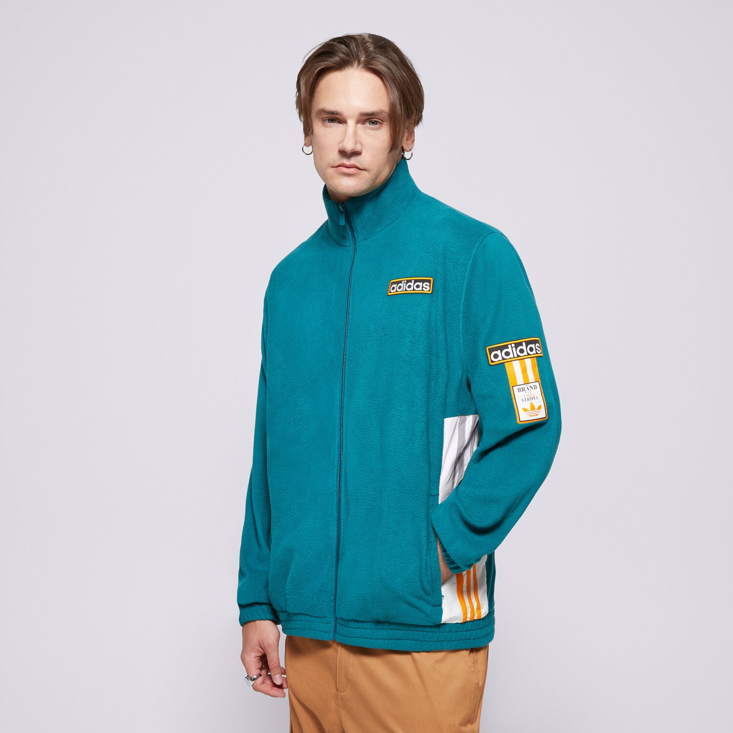 Herren ADIDAS SWEATSHIRT MIT REIßVERSCHLUSS   PF ADIBREAK TT IW5815 Grün