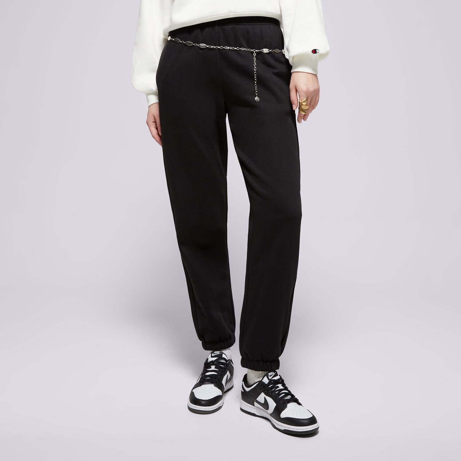 Damen Hosen CHAMPION HOSE ELASTIC CUFF PANTS 117583KK001 Schwarz
