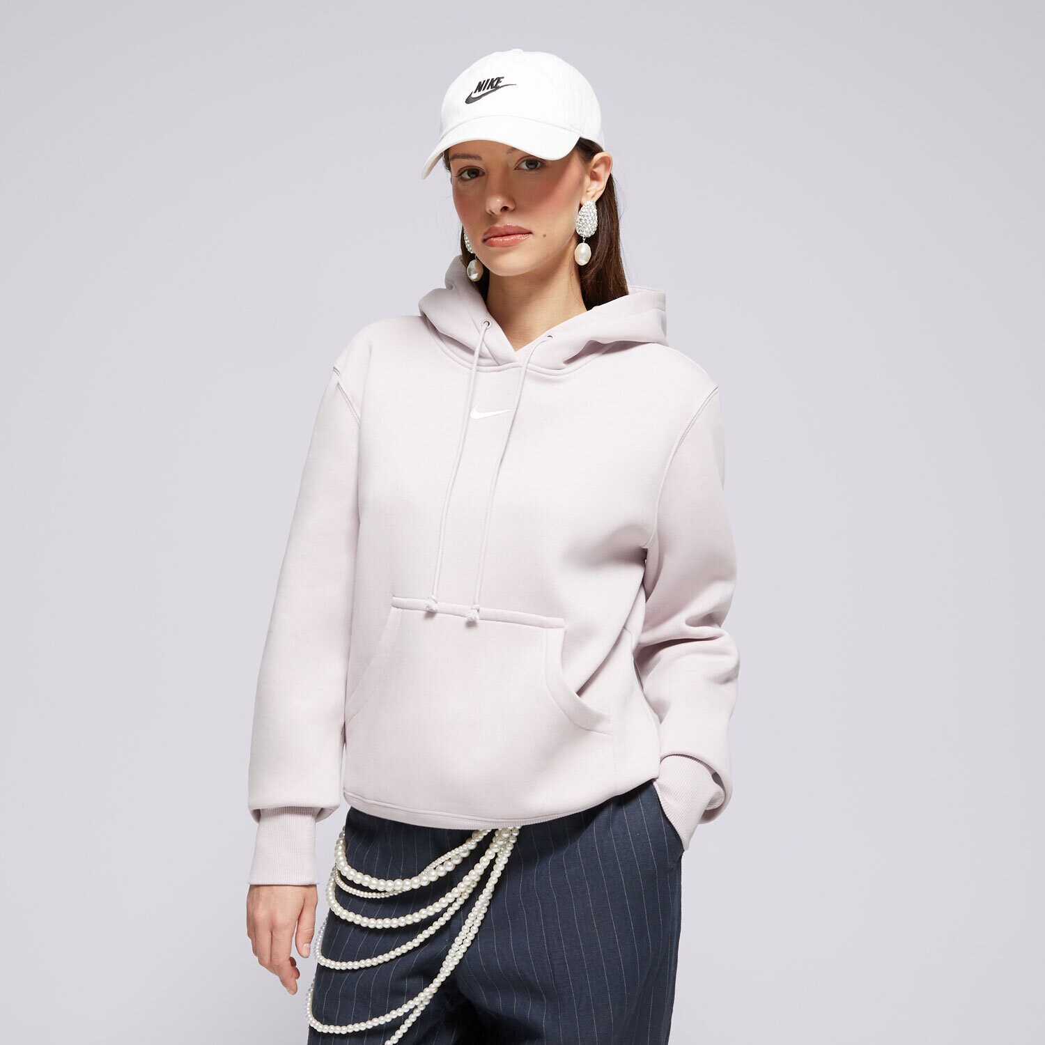 Damen NIKE HOODIE W NSW PHNX FLC STD PO HD HV4003-019 Violet