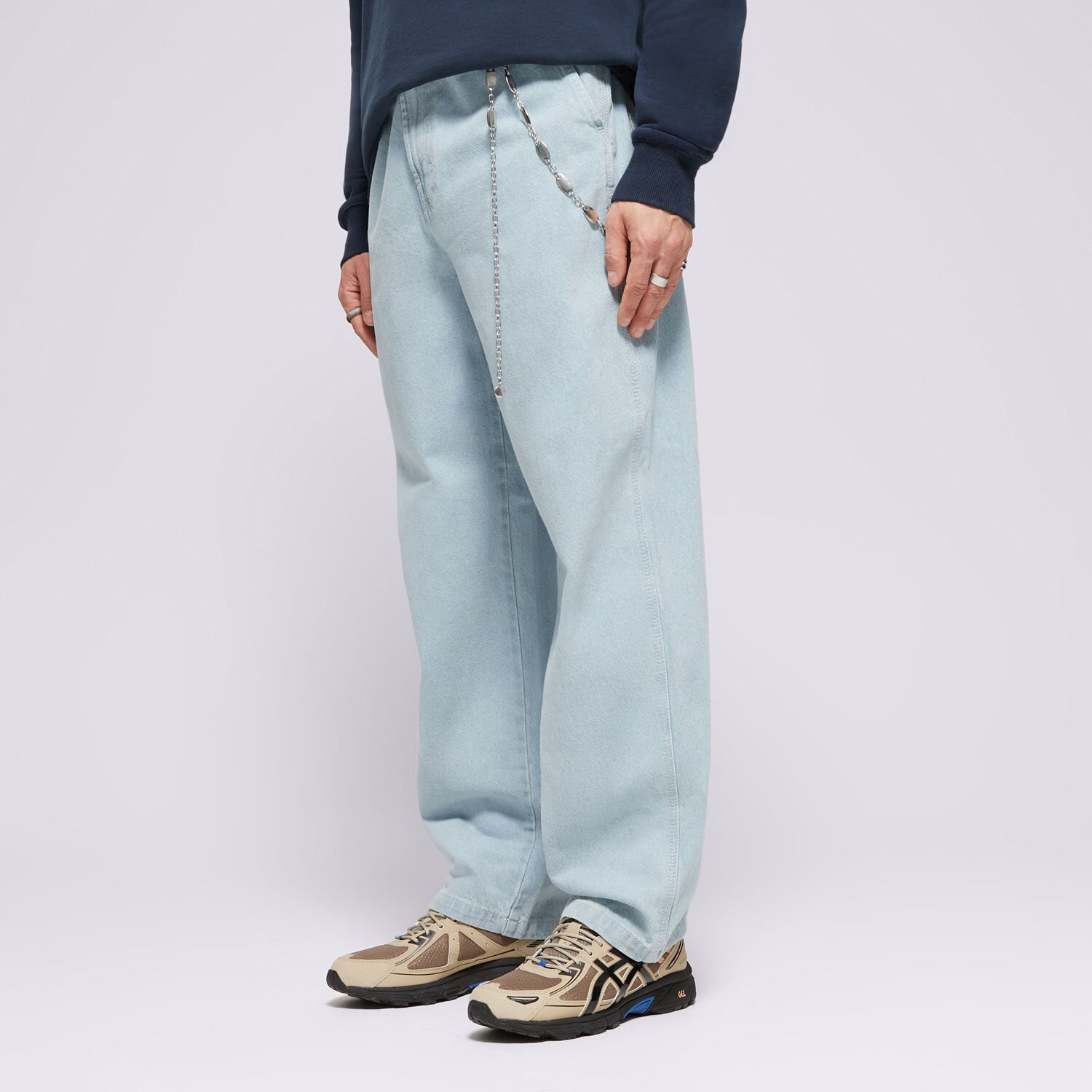 Herren Hosen DICKIES HOSE MADISON BAGGY FIT DENIM DK0A4YECC151 Blau