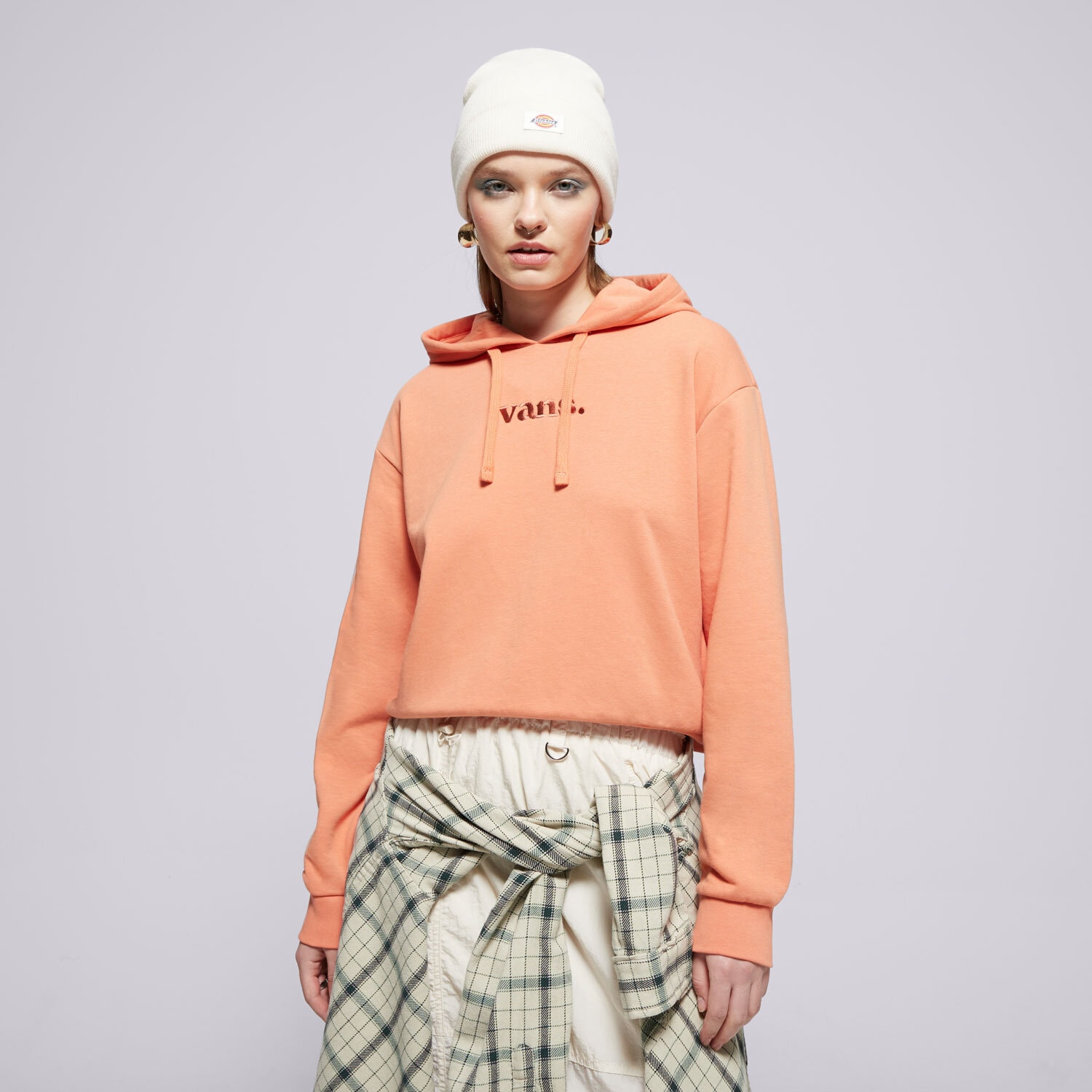 Damen VANS SWEATSHIRT Z KAPTUREM W ESSENTIAL FT RLX PO VN000JF6VVL Orange