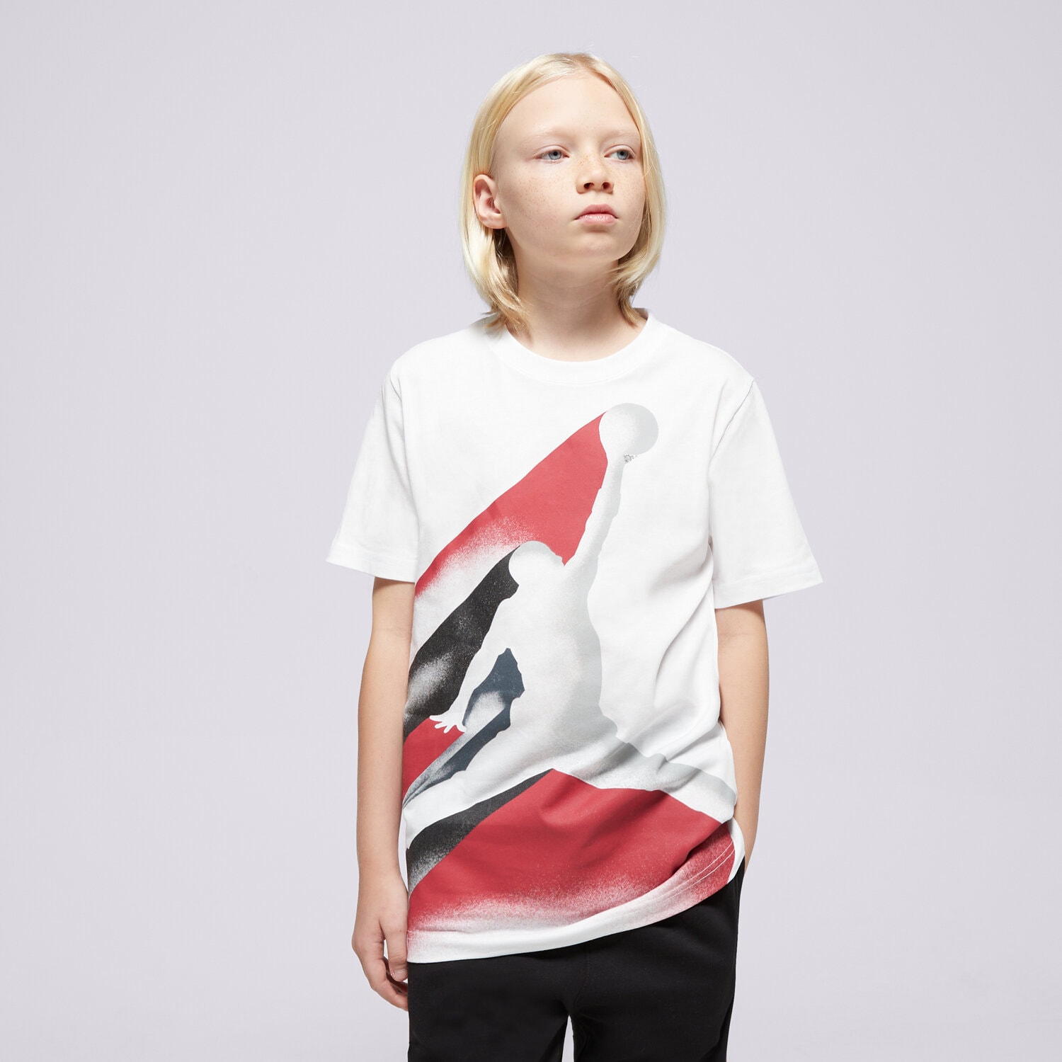 Kinder T-Shirt JORDAN T-SHIRT JDB 23 FADE AWAY SS TEE BOY 95D538-001 Weiß