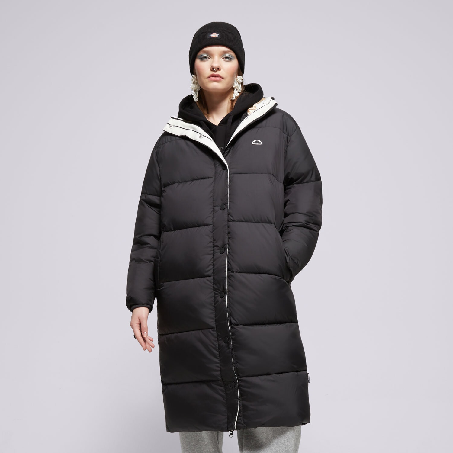 Damen Winterjacke ELLESSE MANTEL HURRICANE PADDED JACKET BLK SGX21042011 Schwarz