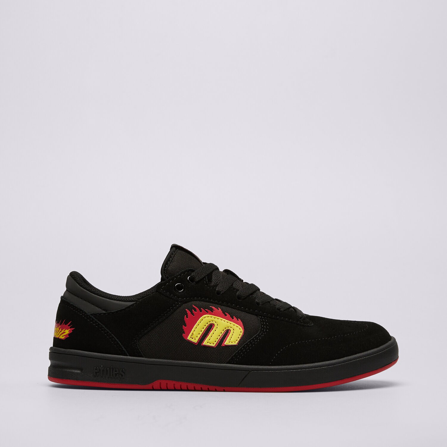 Herren Skaterschuhe ETNIES WINDROW X SANTA CRUZ FLAME 4107000615551 Schwarz
