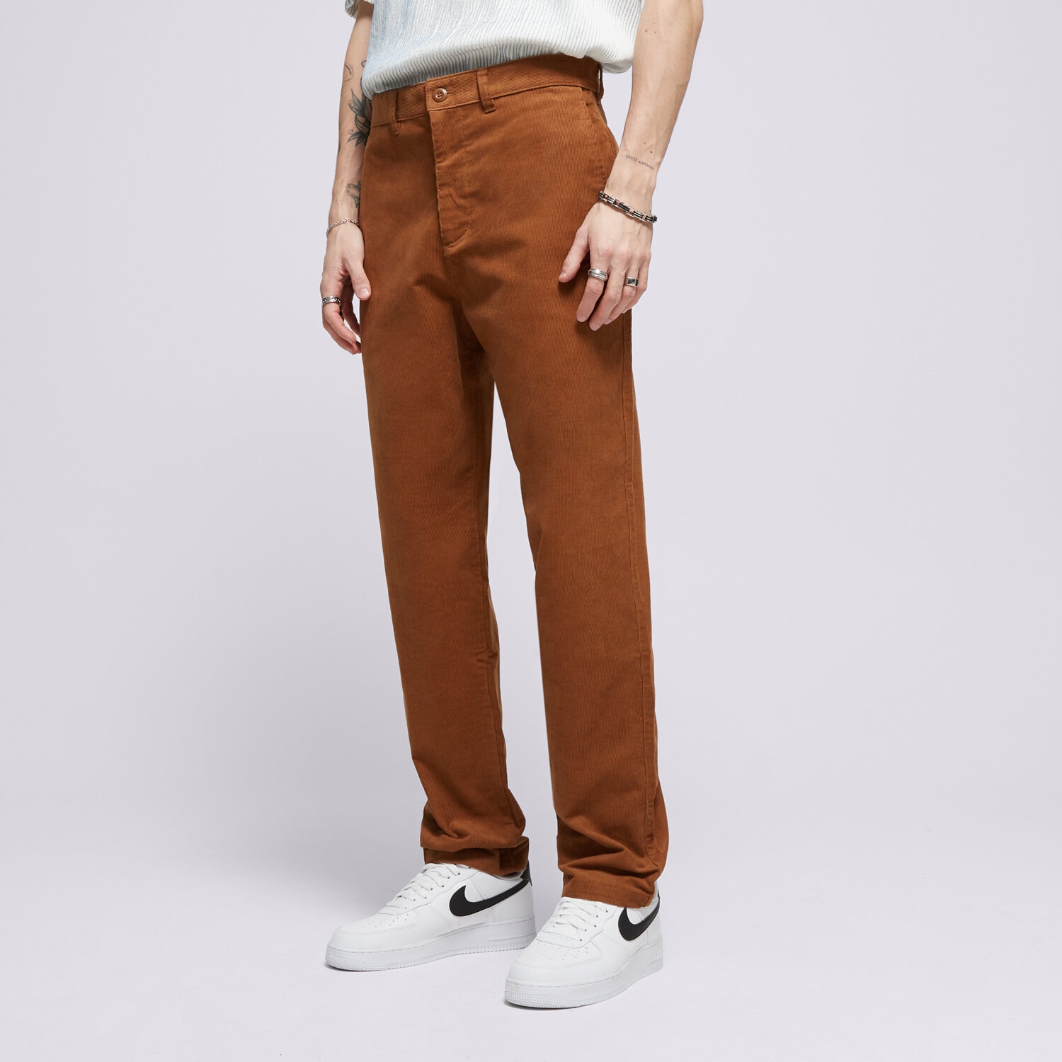 Herren Hosen NIKE HOSE M NK CLUB CHINO CORDUROY PANT FZ0786-281 Braun