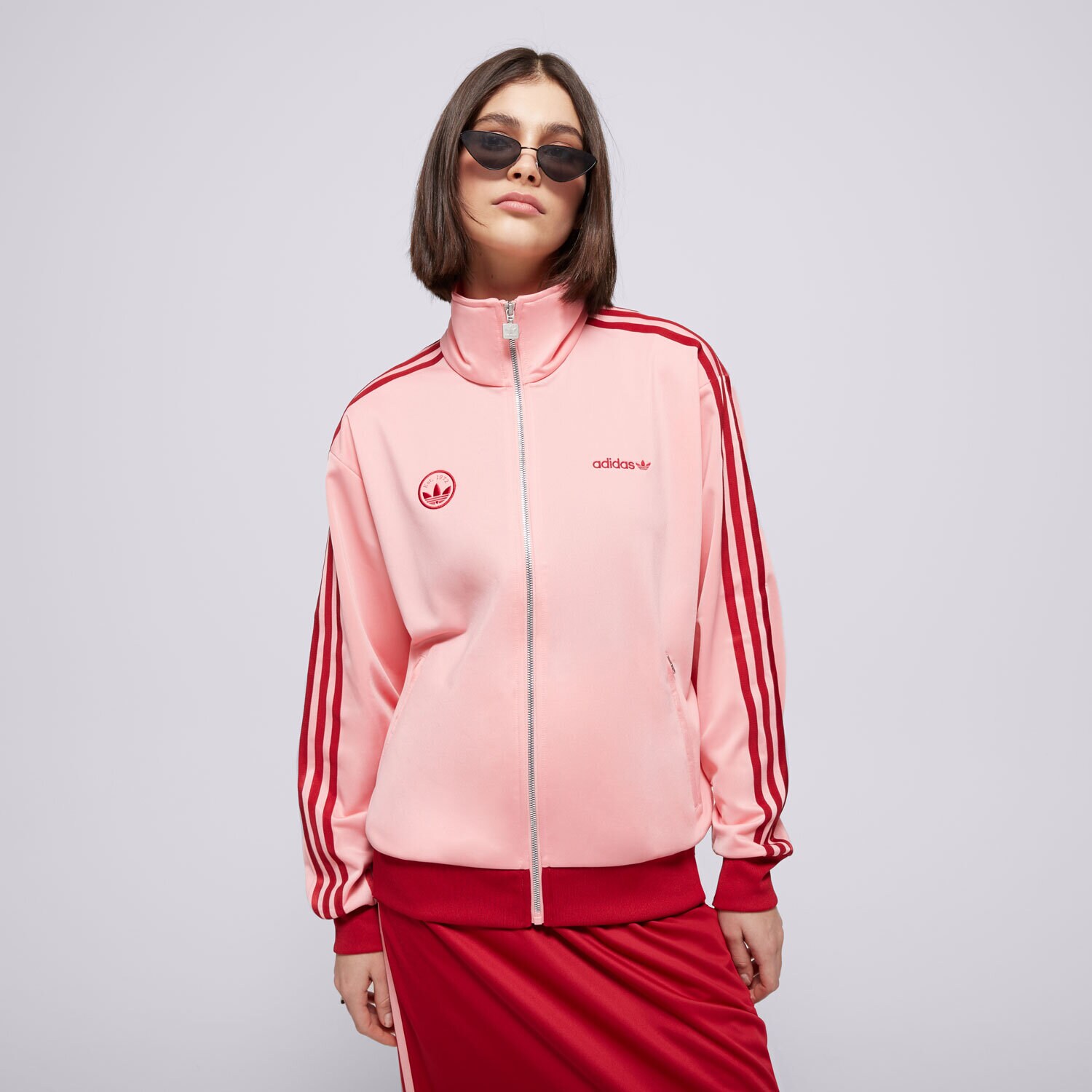Damen ADIDAS SWEATSHIRT FIREBIRD TT IZ2668 Rosa