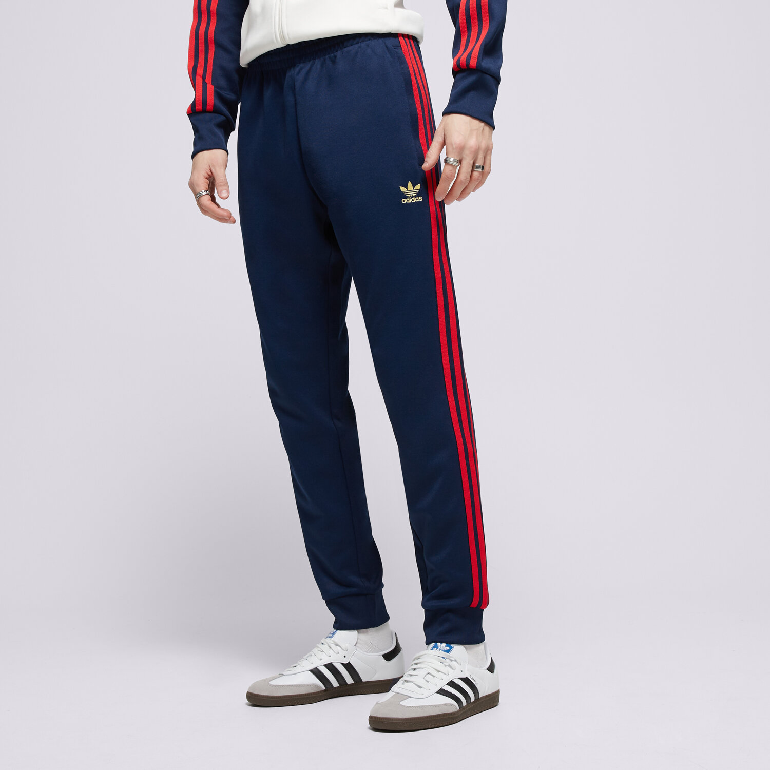Herren Hosen ADIDAS HOSE SST TP IY9870 Dunkelblau