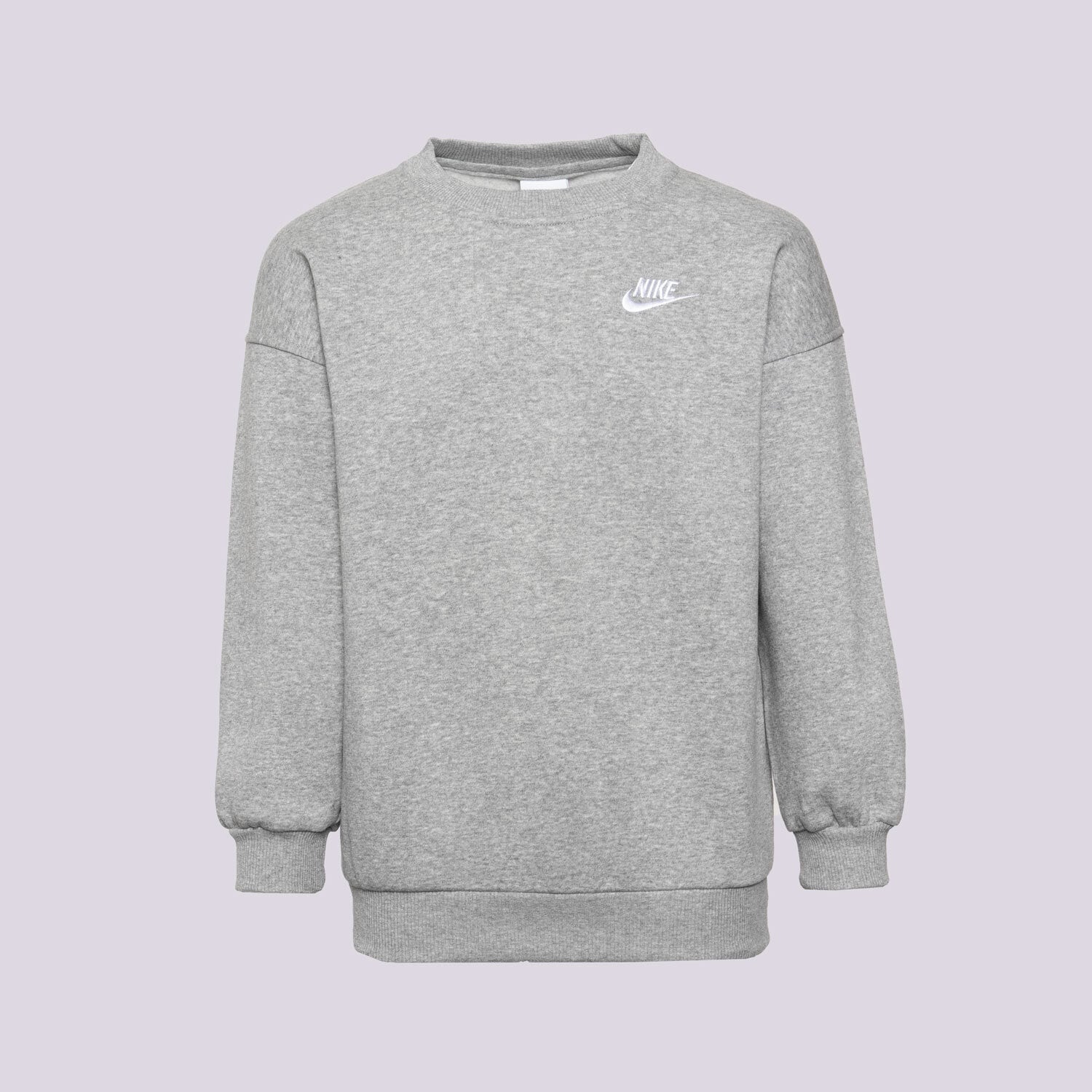 Kinder NIKE SWEATSHIRT G NSW CLUB FLC OVRSZD CREW LBR GIRL FD2923-063 Grau