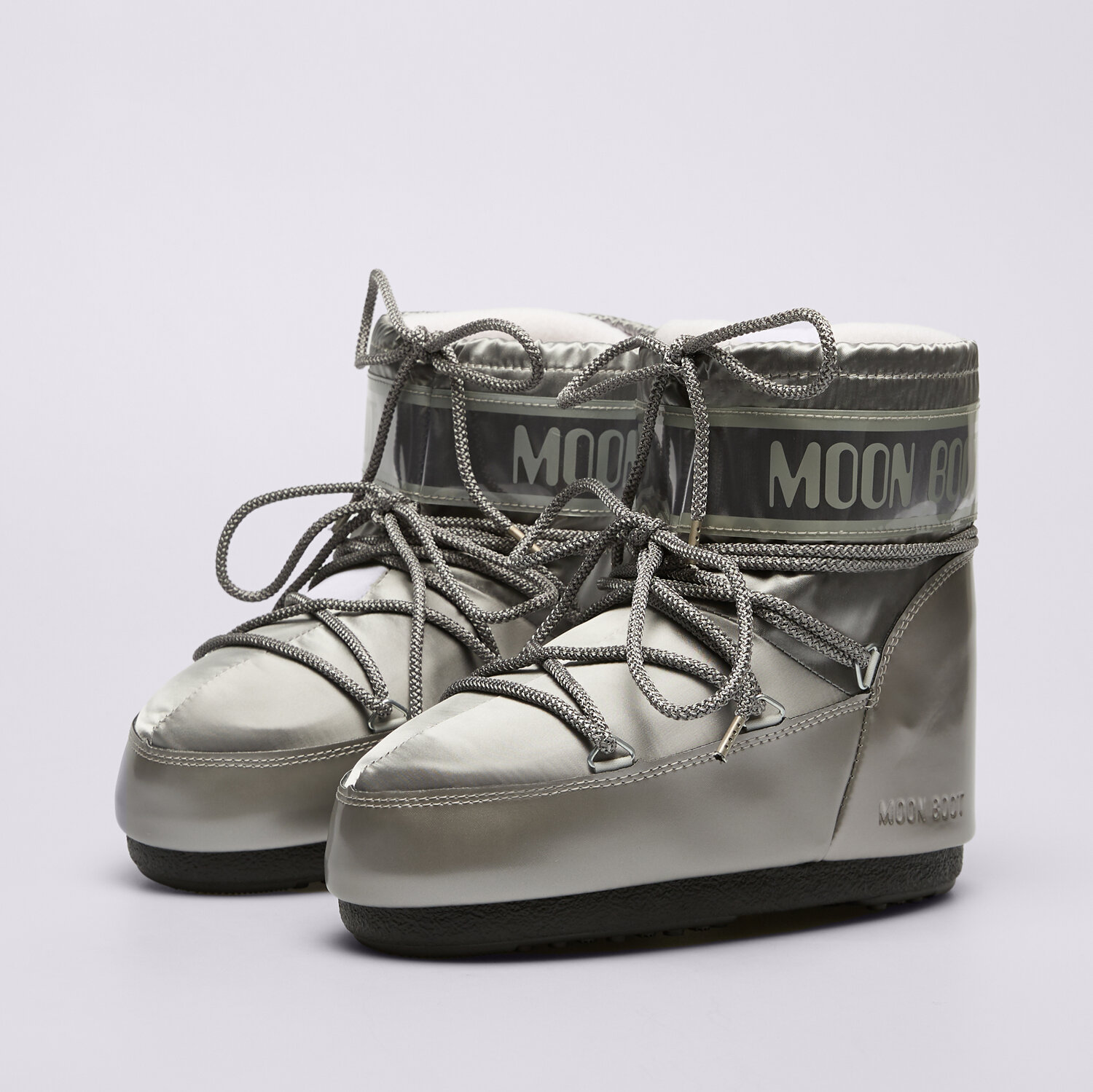 Moon Boot Botines Planos Mujer - Plata — photo 3