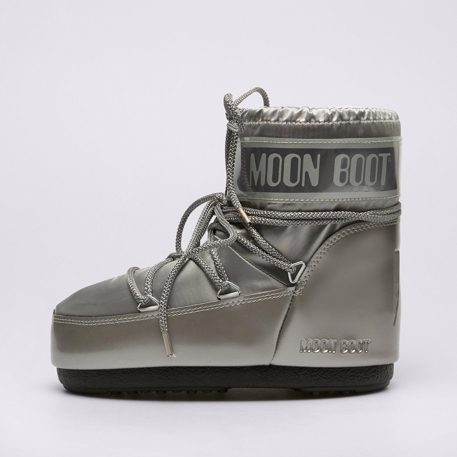 Moon Boot Botines Planos Mujer - Plata — photo 4