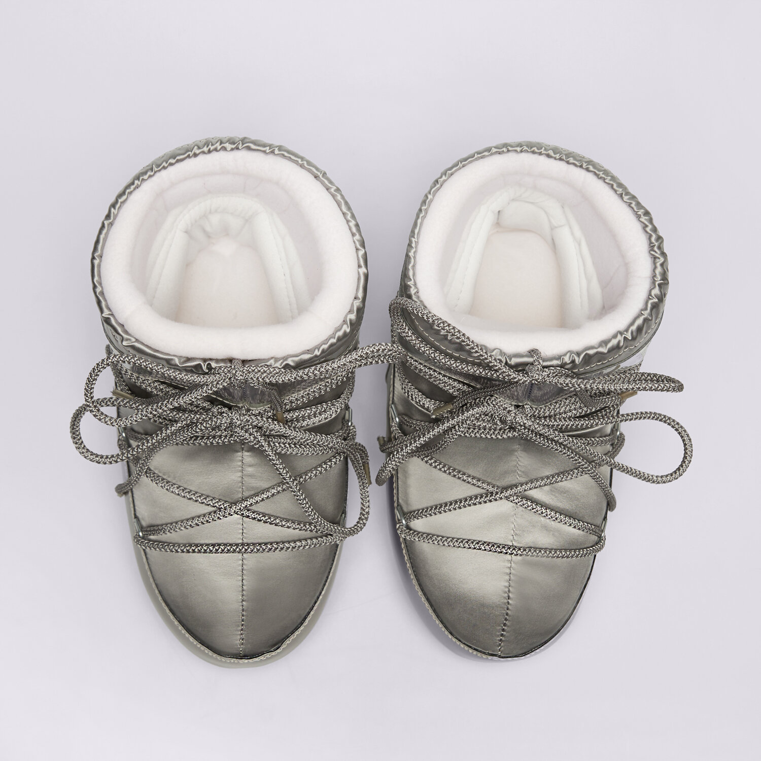 Moon Boot Botines Planos Mujer - Plata — photo 5