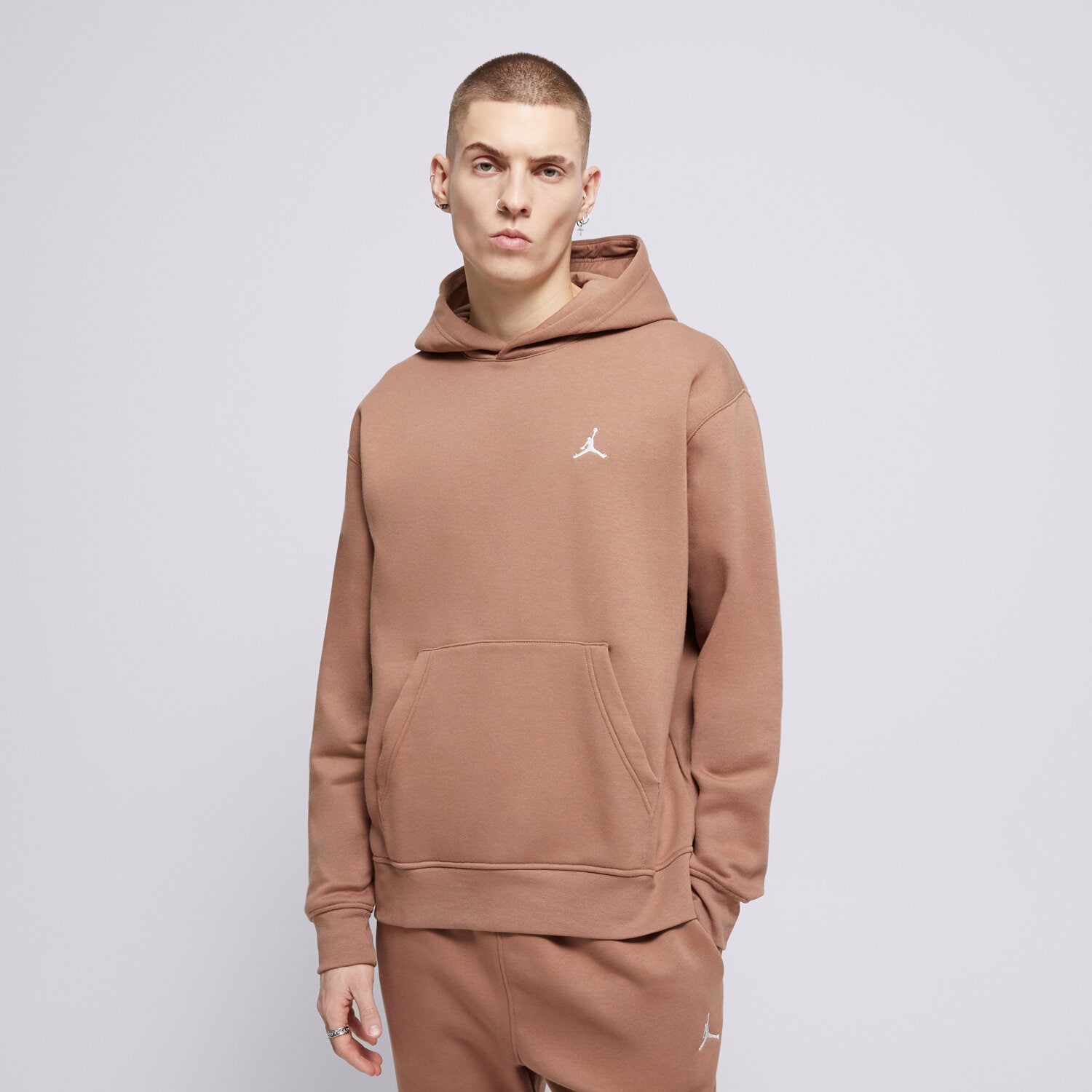 Herren JORDAN SWEATSHIRT HOODIE M J BRKLN FLC PO FV7281-223 Braun