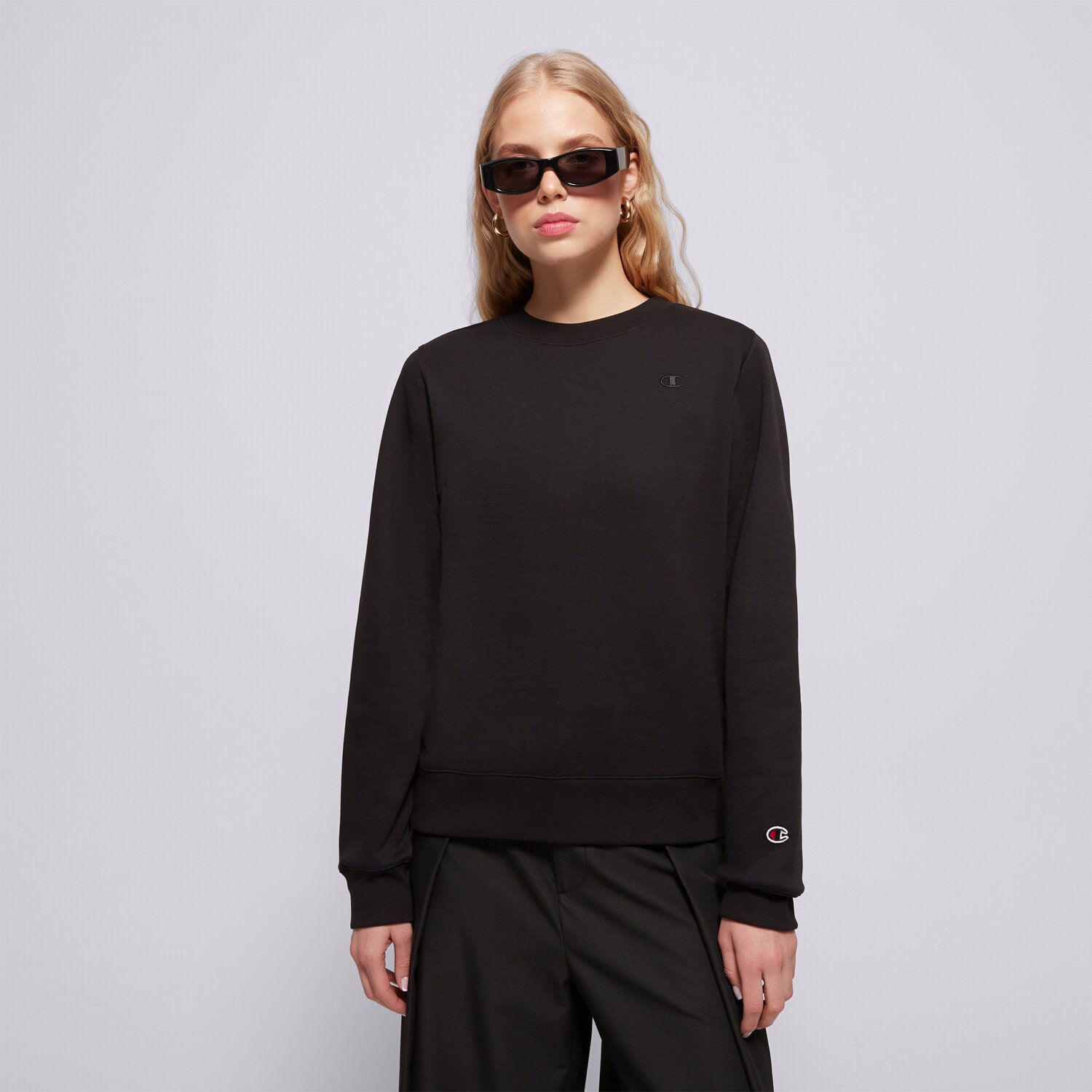 Damen CHAMPION SWEATSHIRT CREWNECK SWEATSHIRT 117582KK001 Schwarz