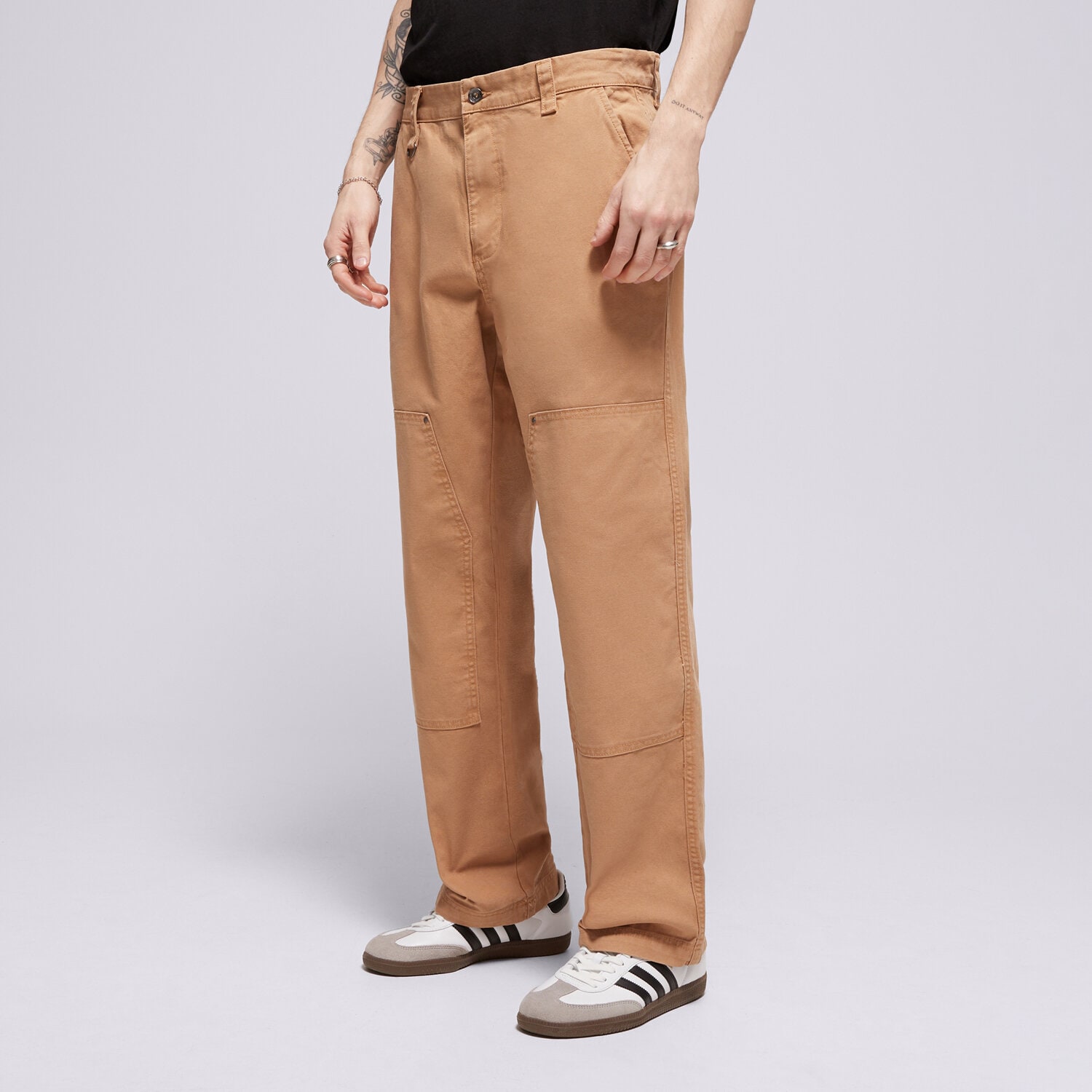 Herren Hosen CHAMPION HOSE STRAIGHT HEM PANTS 220506MS034 Beige