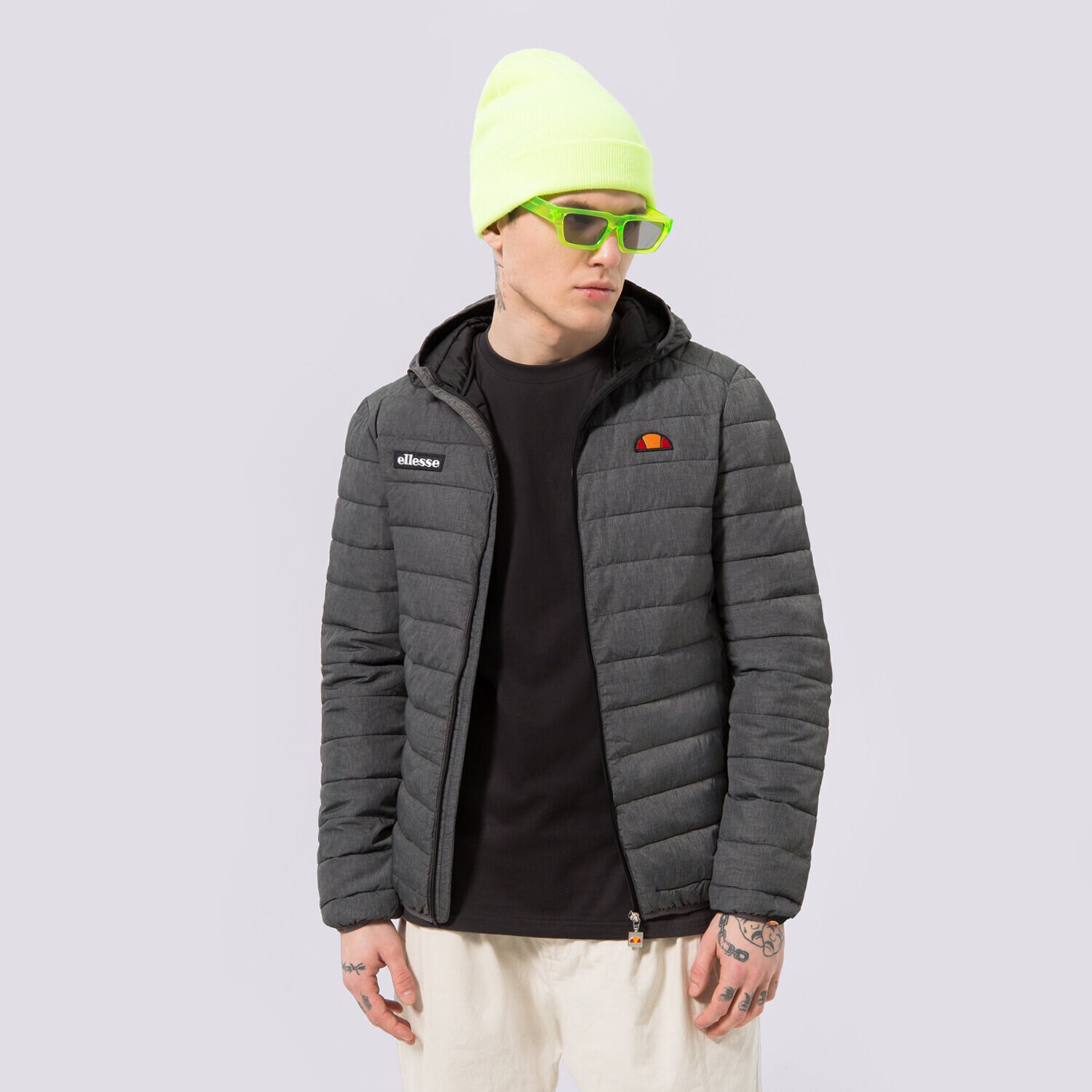 Herren Winterjacke ELLESSE JACKE WINTER LOMBARDY DGREY SHS01115106 Grau