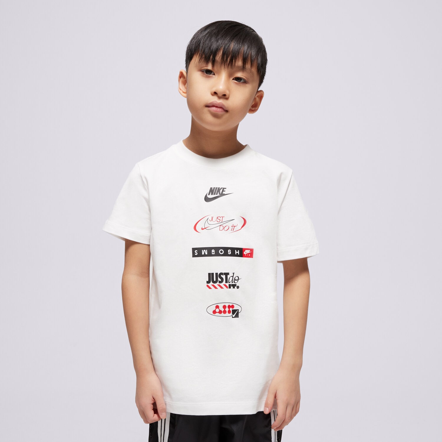 Kinder T-Shirt NIKE T-SHIRT K NSW TEE LOGOS BOY HM5662-100 Weiß