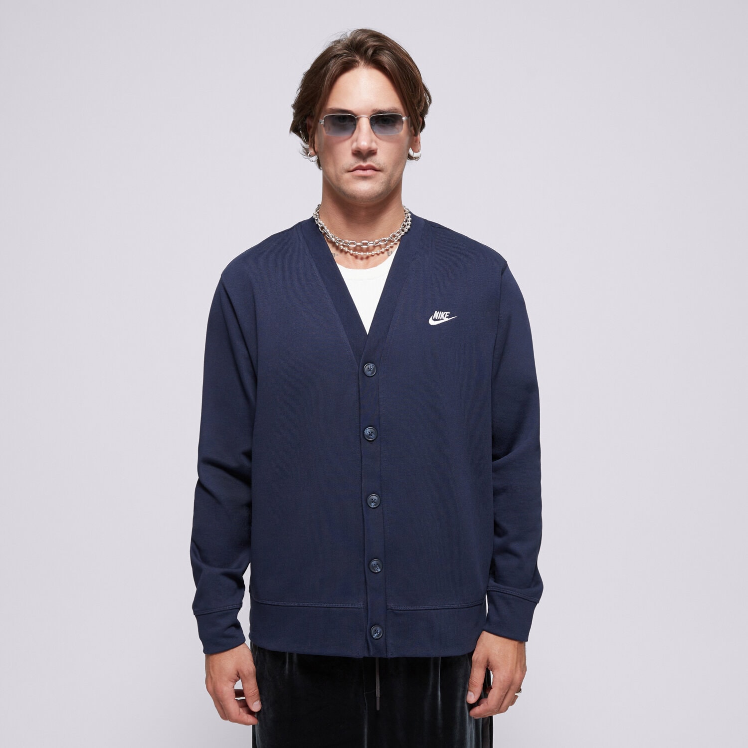 NIKE PULLOVER NIKE CLUB FN3898-451 Dunkelblau