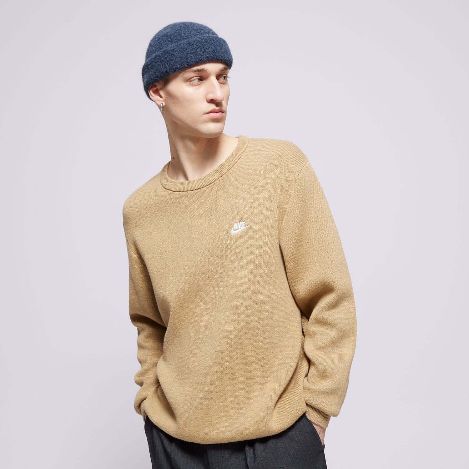 NIKE PULLOVER NIKE SPORTSWEAR CLUB FQ2912-297 Beige