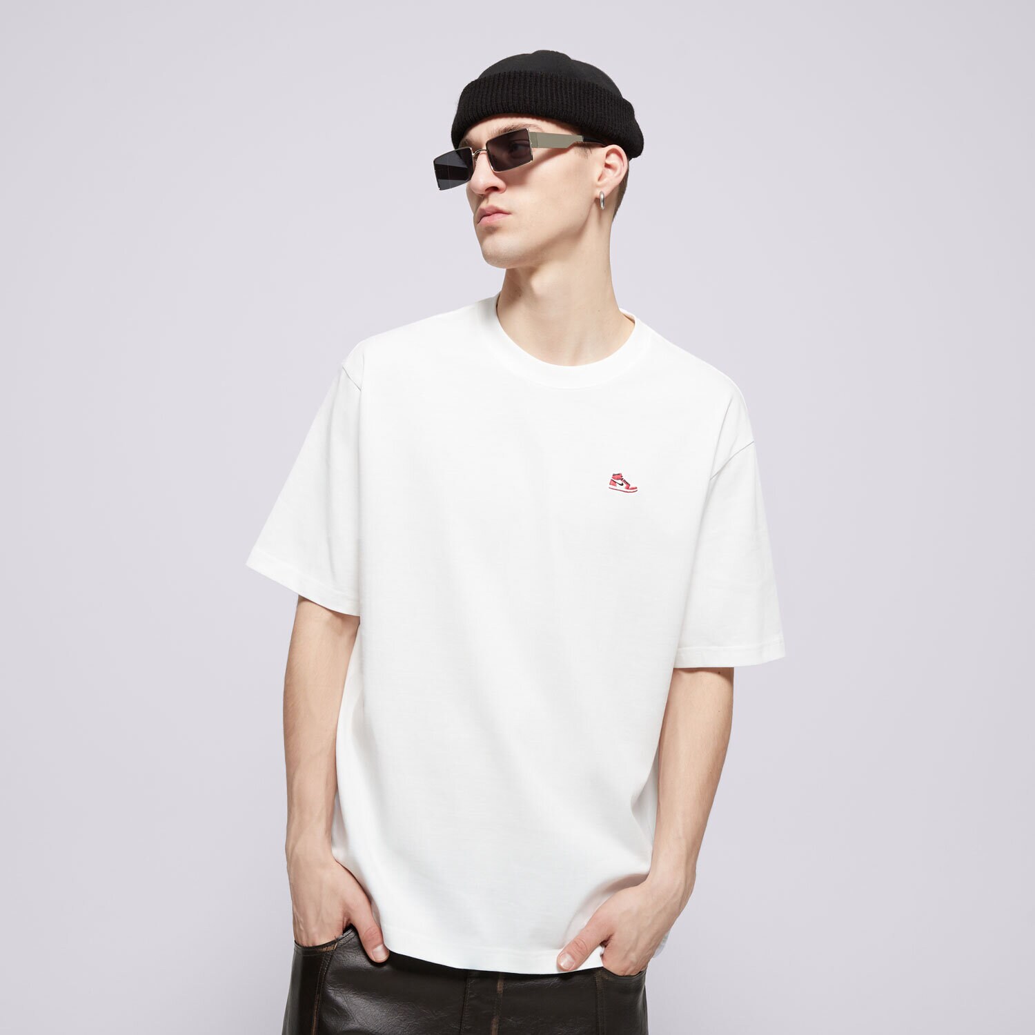 Herren T-Shirt JORDAN T-SHIRT M J BRND BR SNKR PCH SS CRW HJ2326-100 Weiß