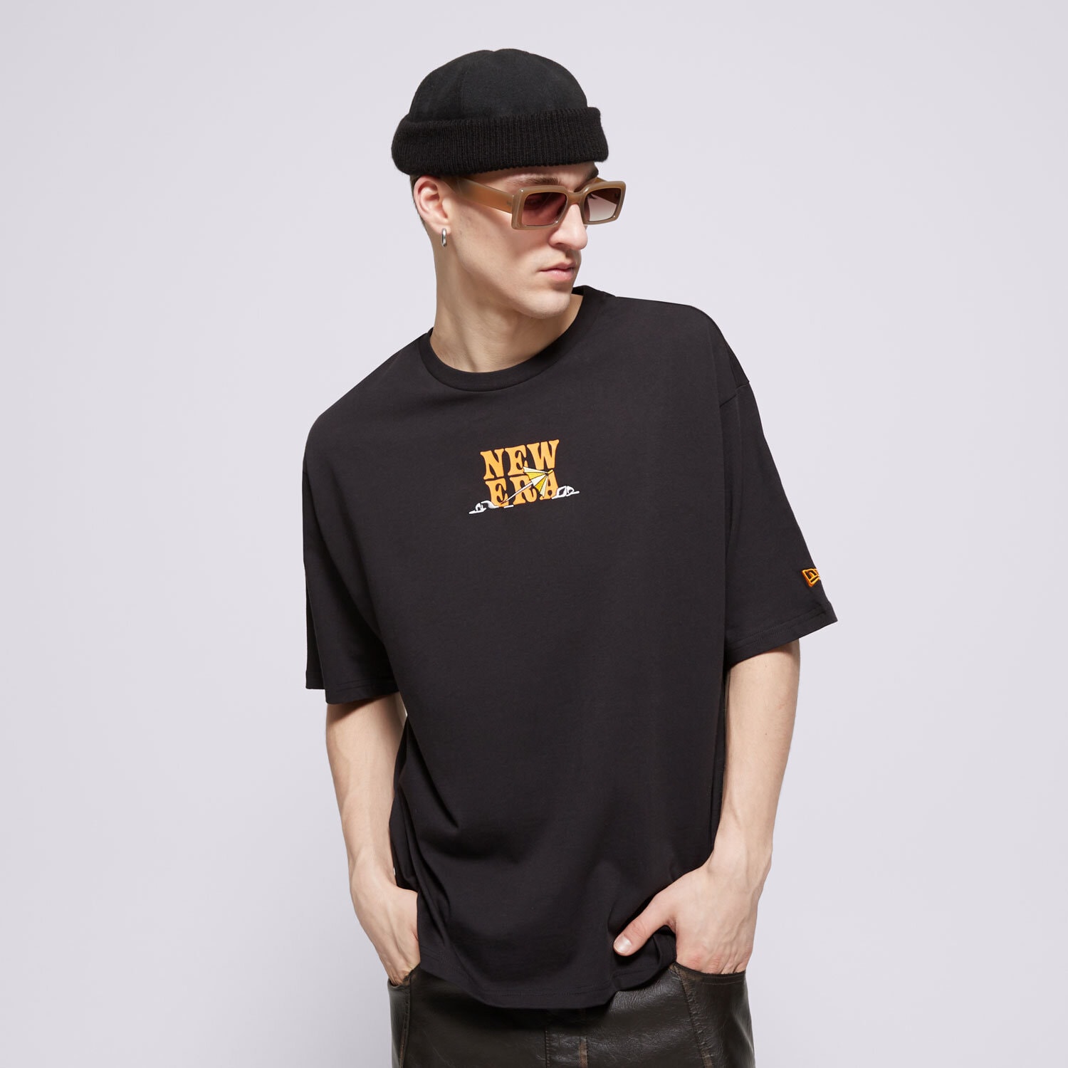 Herren T-Shirt NEW ERA T-SHIRT NE DRINK GRAPHIC OS NONE 60596305 Schwarz