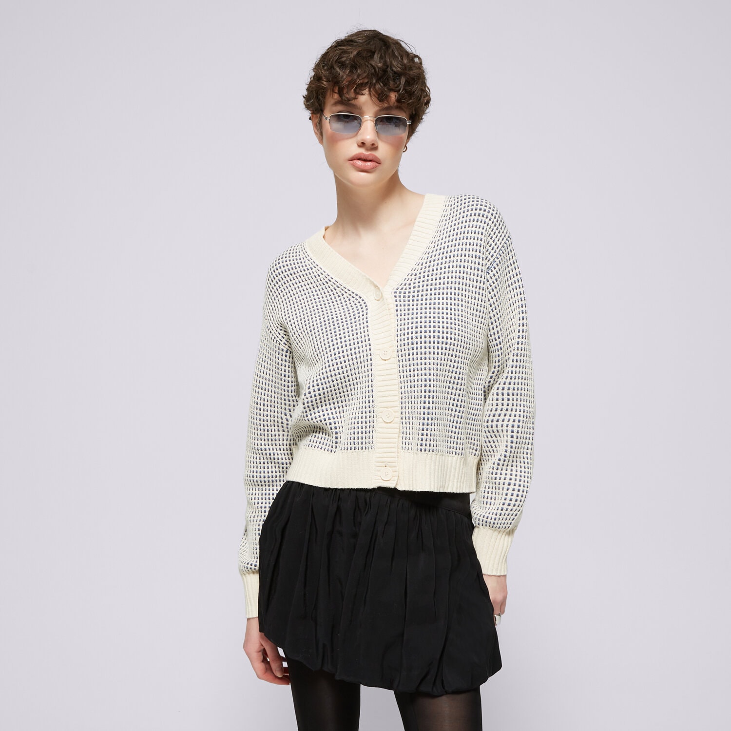 Damen T-Shirt LEVI'S PULLOVER SNOWFLAKE CARDIGAN A8728-0009 Blau