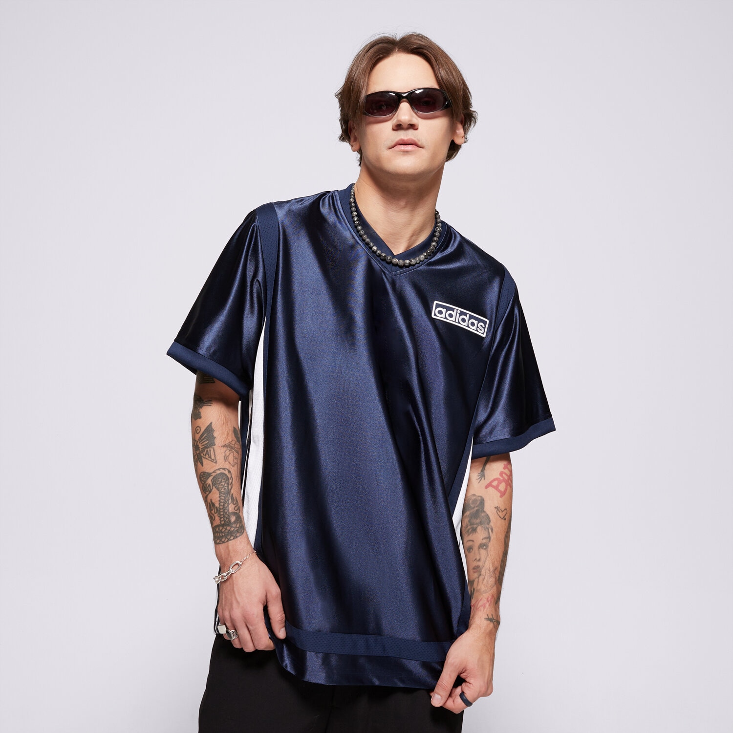 Herren T-Shirt ADIDAS T-SHIRT ADIBREAK JERSEY JD4248 Dunkelblau