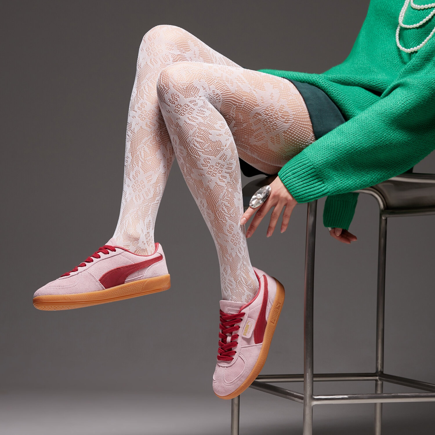 Puma Palermo Rose Mauve Dark Crimson — photo 2