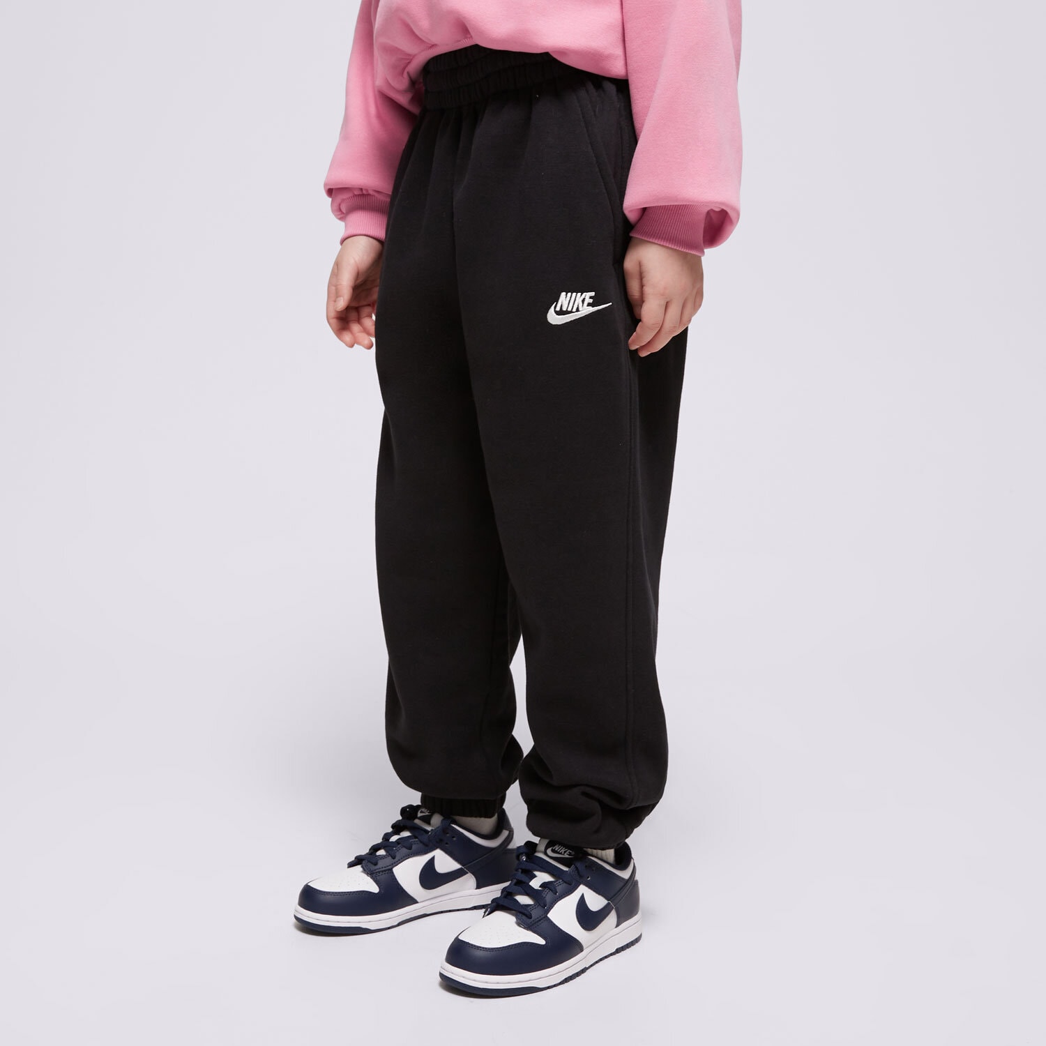 Kinder Hosen NIKE HOSE G NSW CLUB FLC LOOSE PANT LBR GIRL FD2933-010 Schwarz