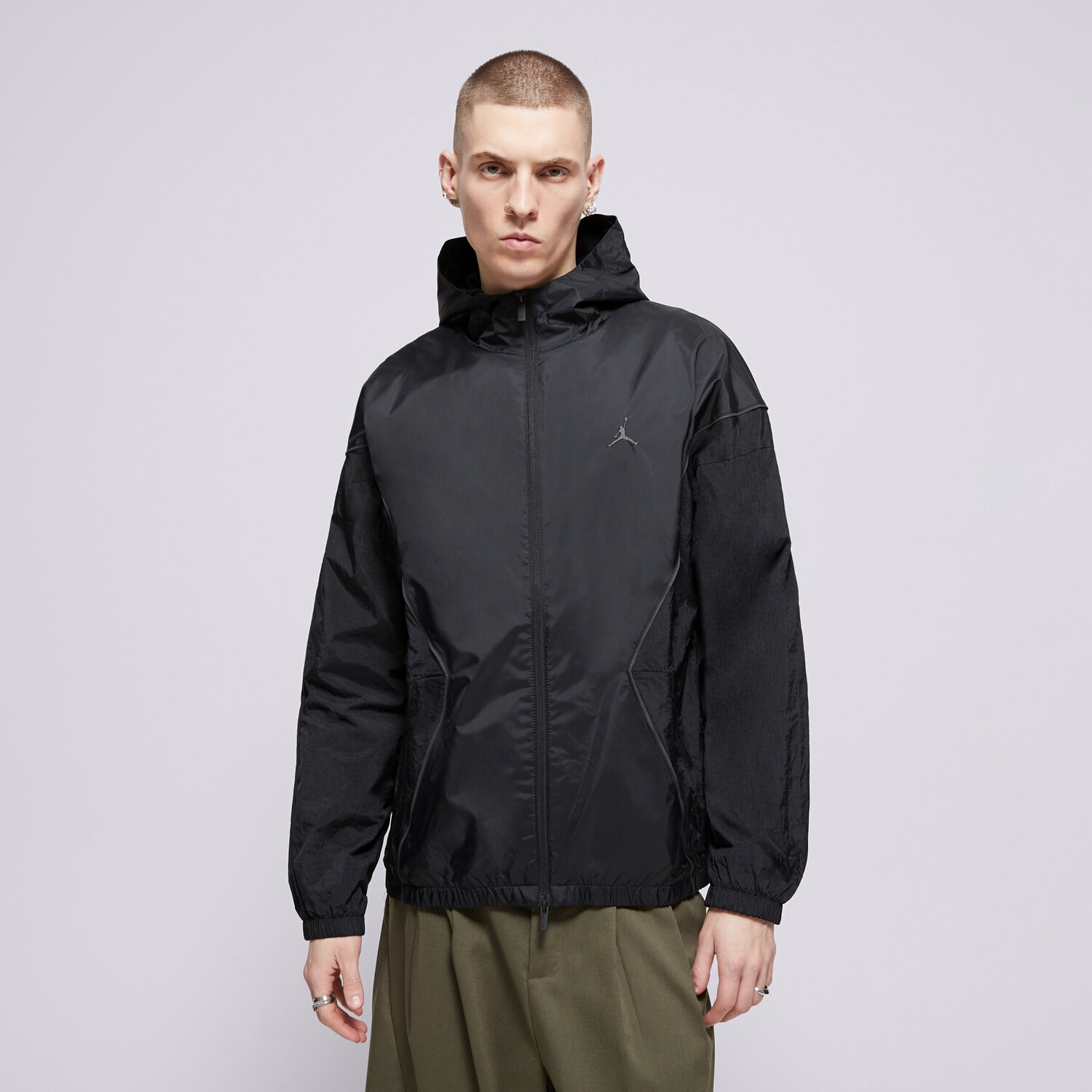 Herren Übergangsjacke JORDAN JACKE ORTALION M J DRAFT JKT HF9333-010 Schwarz