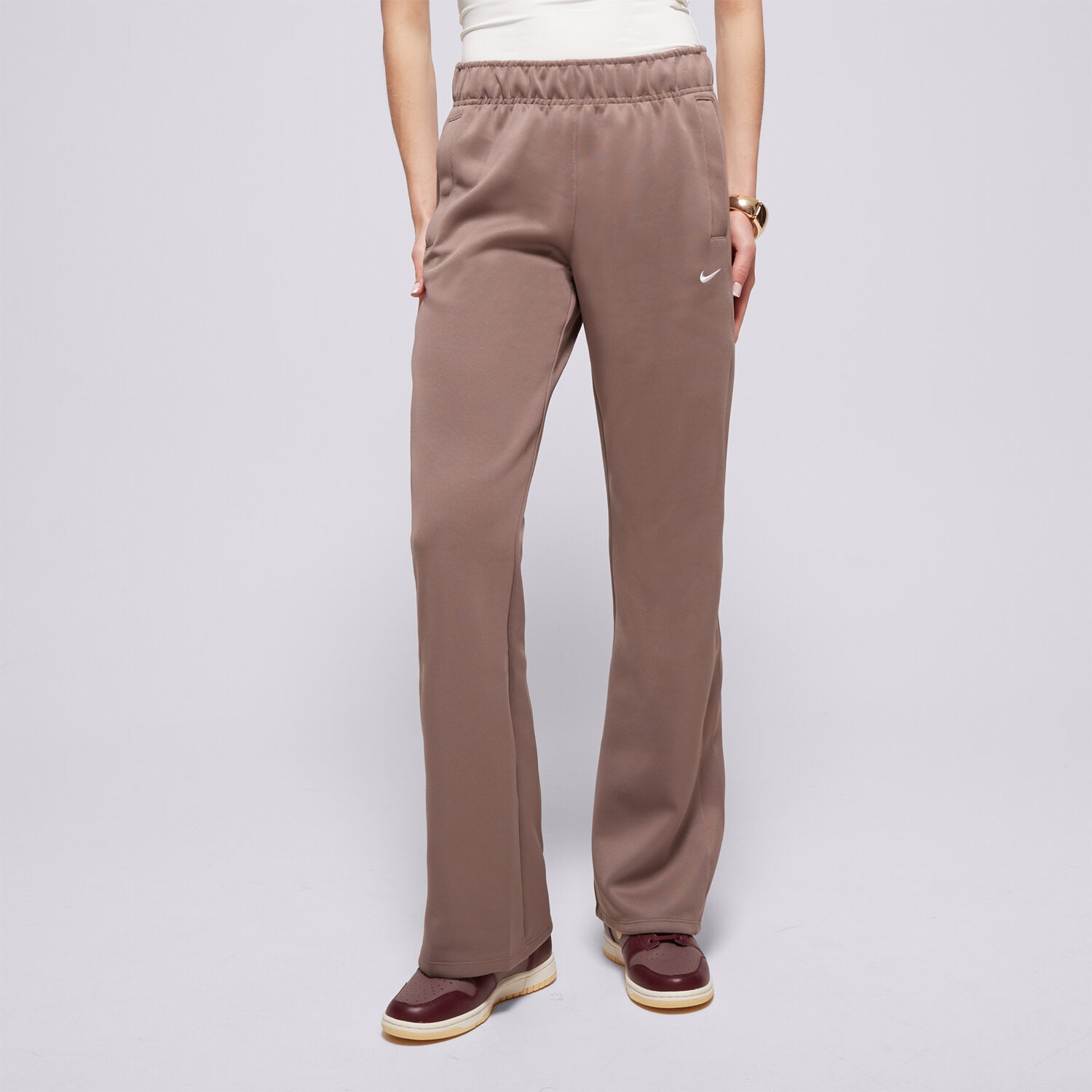 Damen Hosen NIKE HOSE W NSW NK WR MR POLY KNIT PNT HJ1016-233 Braun