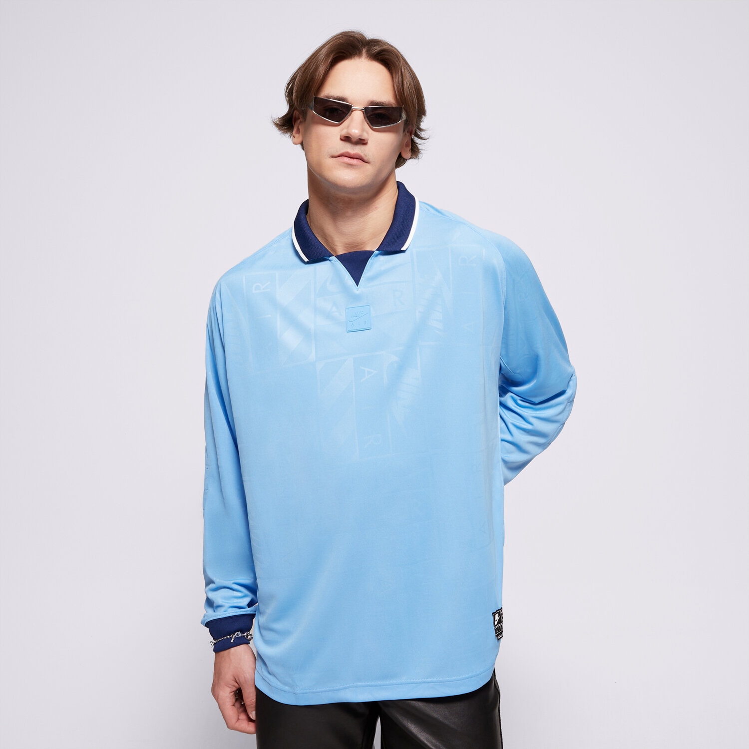 Herren T-Shirt NIKE T-SHIRT M NIKE AIR LS JERSEY HM8987-412 Blau