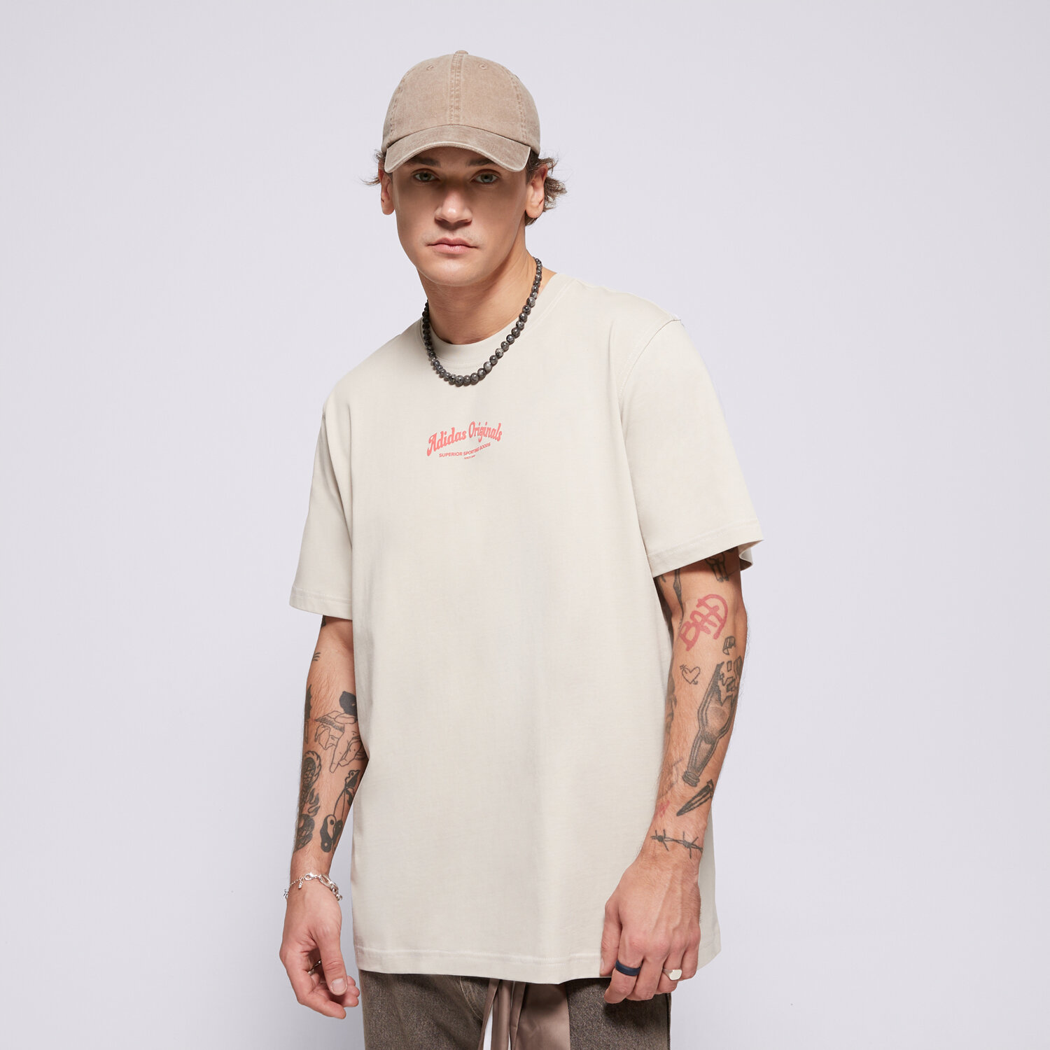 Herren T-Shirt ADIDAS T-SHIRT WAB TEE JD0667 Beige