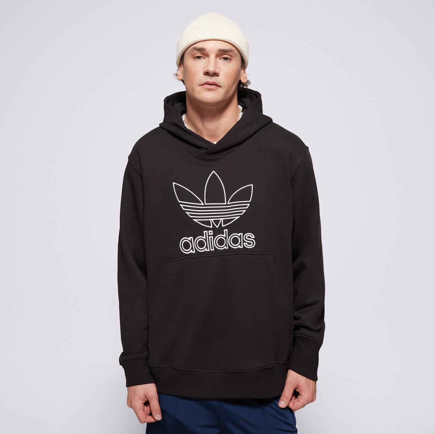 Herren ADIDAS HOODIE OUTL TREF HDY JP1079 Schwarz