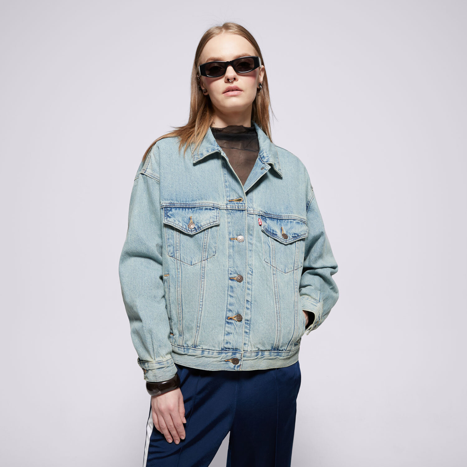 Damen Übergangsjacke LEVI'S JACKE 90S TRUCKER A1743-0135 Blau
