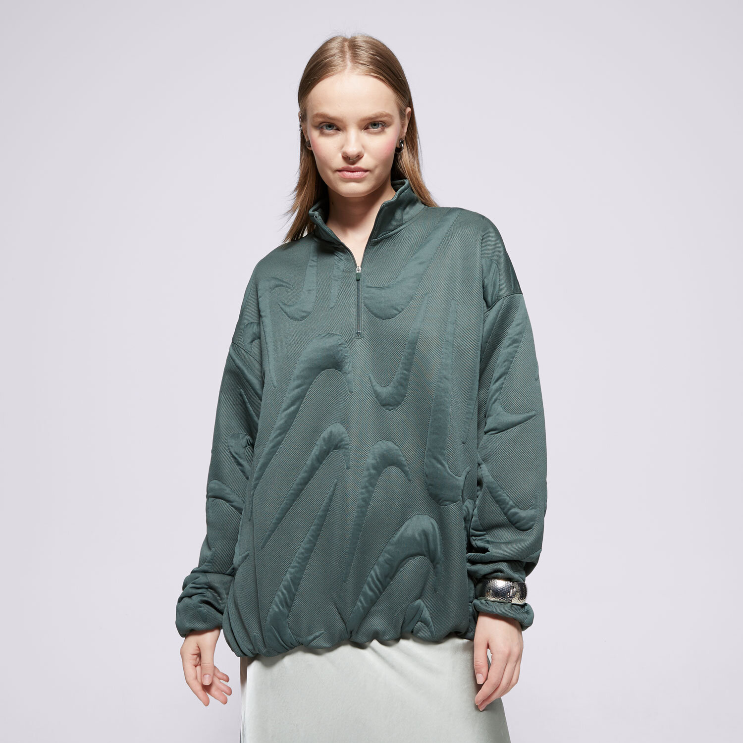 Damen Übergangsjacke NIKE JACKE W NSW CLLCTN COZY LOGO QZ FV7806-338 Grün