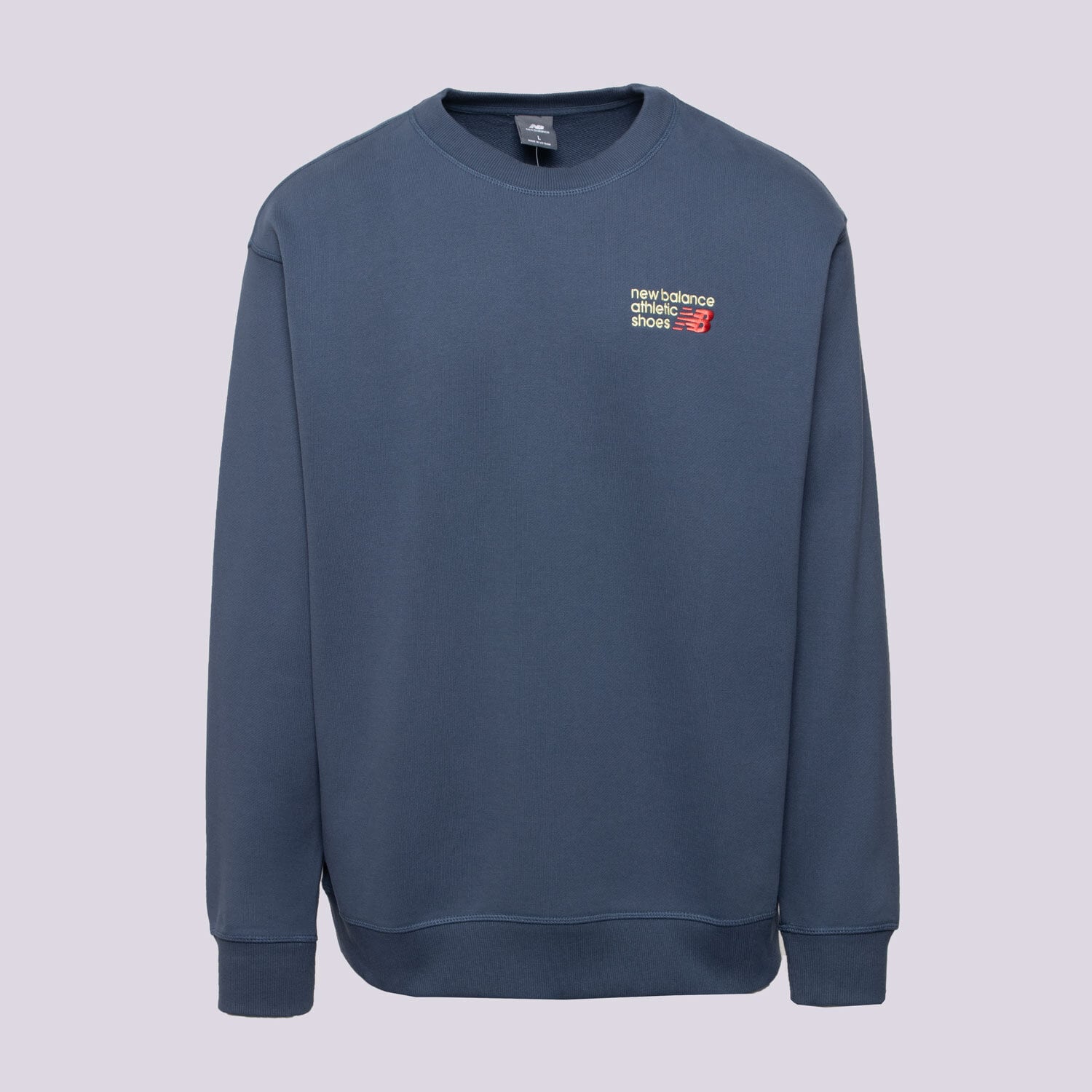 Herren NEW BALANCE SWEATSHIRT ATHLETICS PREMIUM LOGO CREW MT41547VTI Dunkelblau