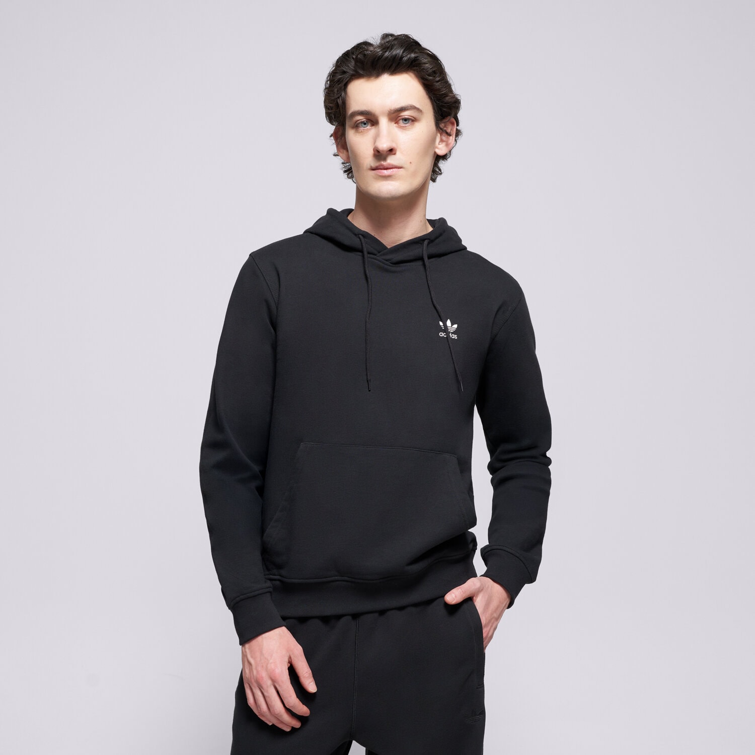 Herren ADIDAS HOODIE ESS HOODIE FT JD2404 Schwarz