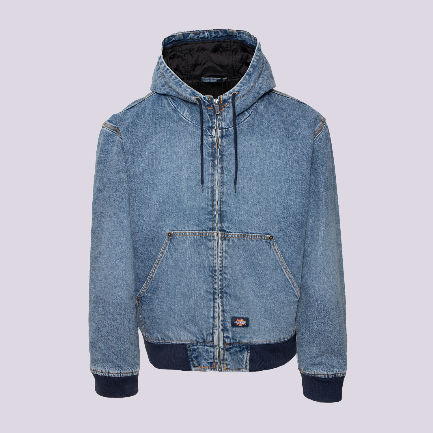 Herren Übergangsjacke DICKIES JACKE DICKIES HOODED DENIM JACKET DK0A4ZAPK211 Blau