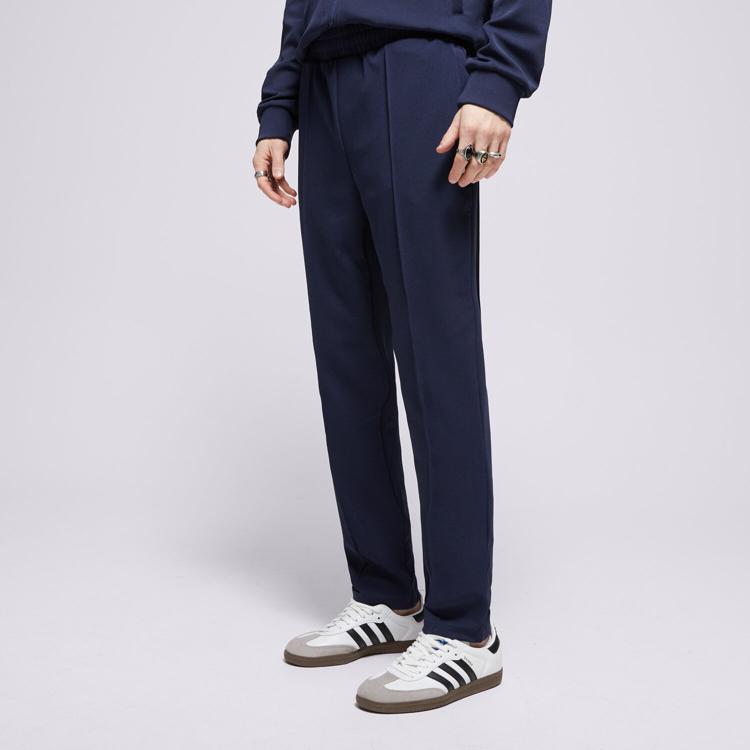 Herren Hosen FILA HOSE PIN TUCK SLIM LEG PANT FW24MH035410 Dunkelblau