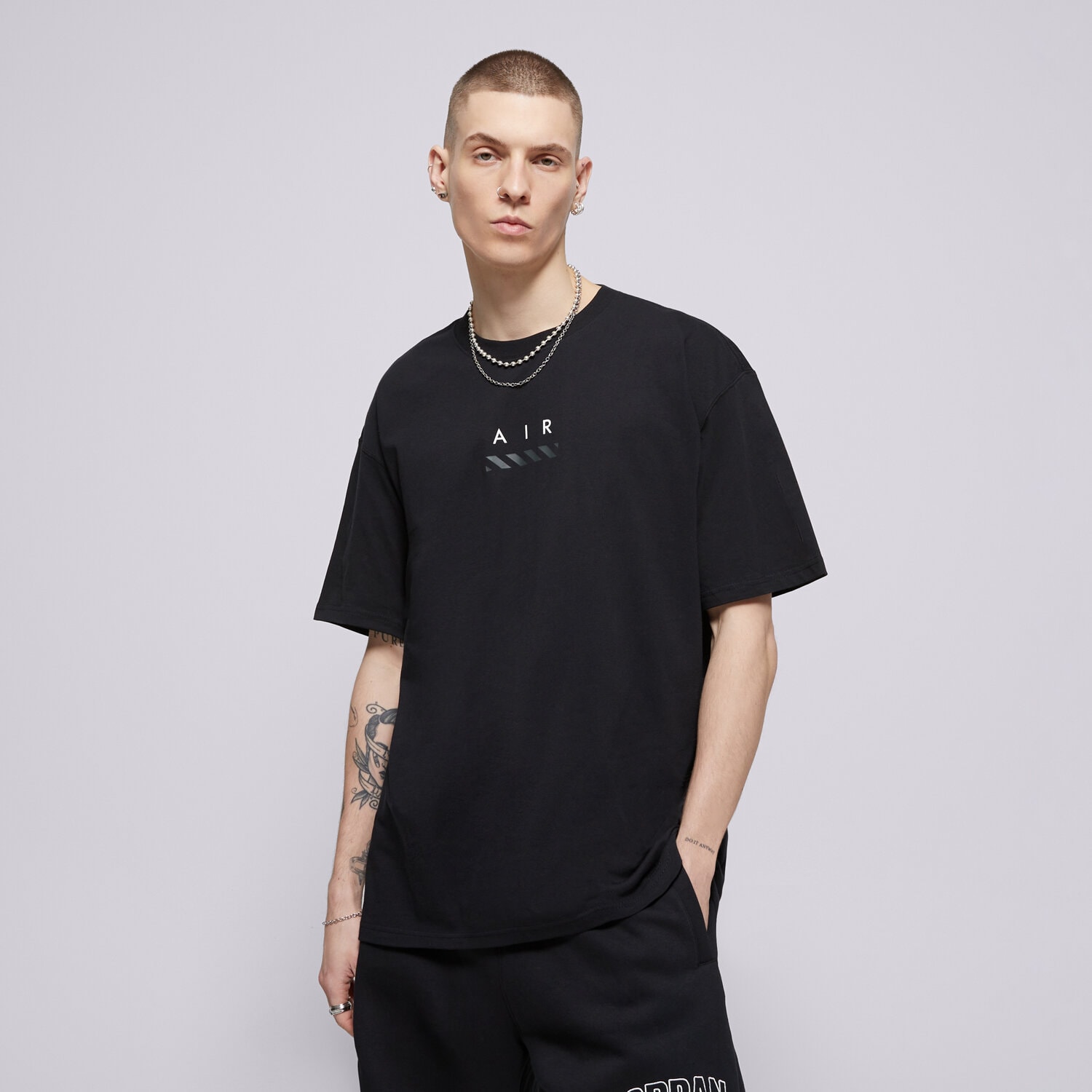 Herren T-Shirt NIKE T-SHIRT M NSW TEE M90 NK AIR SP25 2 HJ0580-010 Schwarz