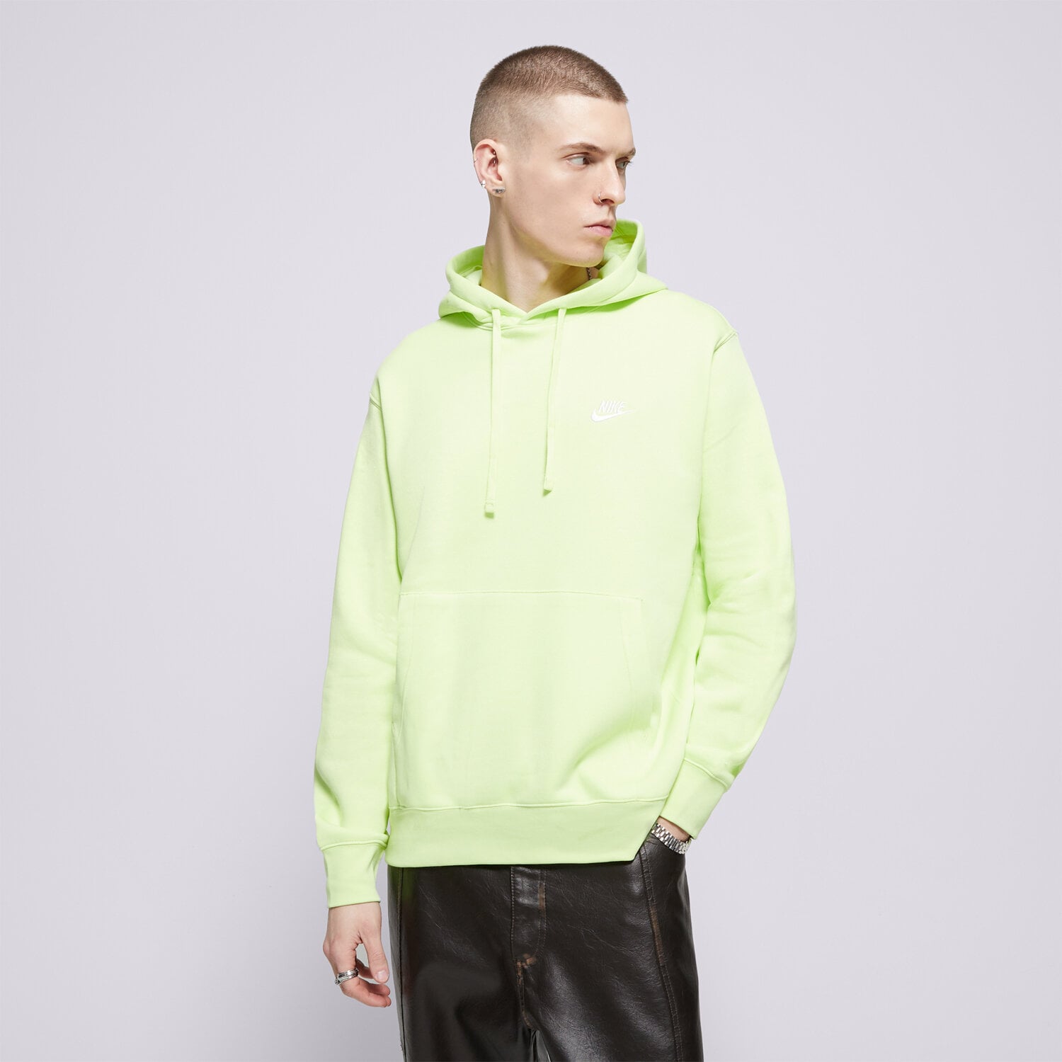 Herren NIKE HOODIE SPORTSWEAR CLUB FLEECE BV2654-736 Gelb