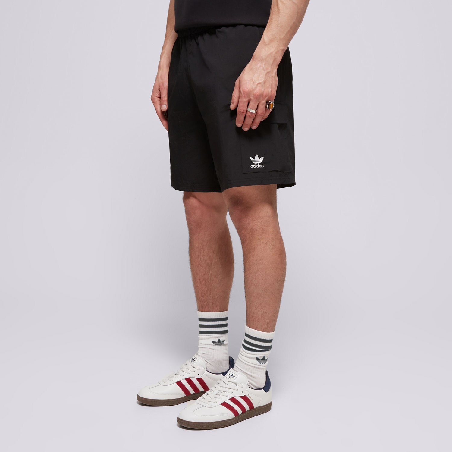 Herren Shorts ADIDAS SHORTS TREFOIL WOVEN CARGO JD0406 Schwarz