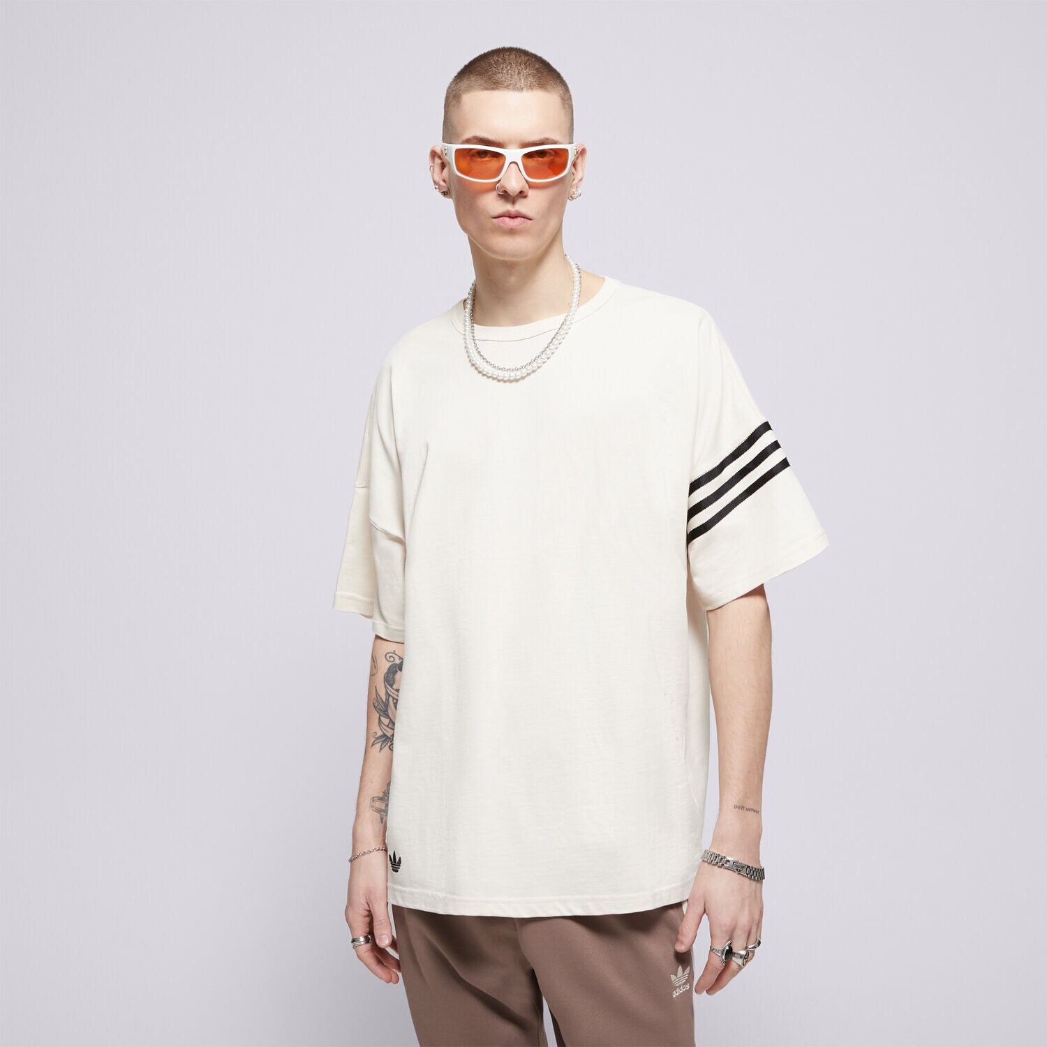 Herren T-Shirt ADIDAS T-SHIRT NEU C TEE JC9933 Beige