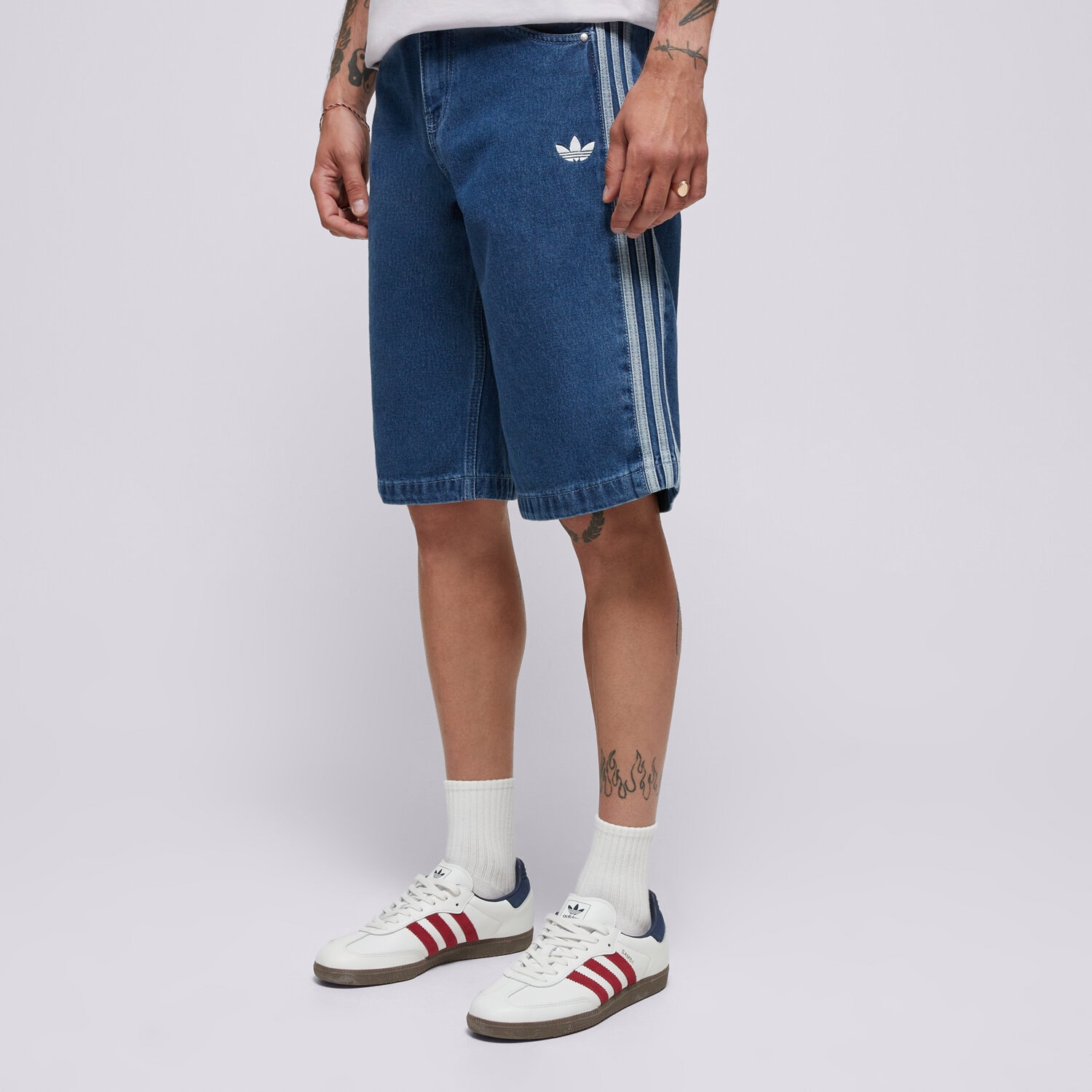 Herren Shorts ADIDAS SHORTS DENIM FB SHO JC6235 Blau