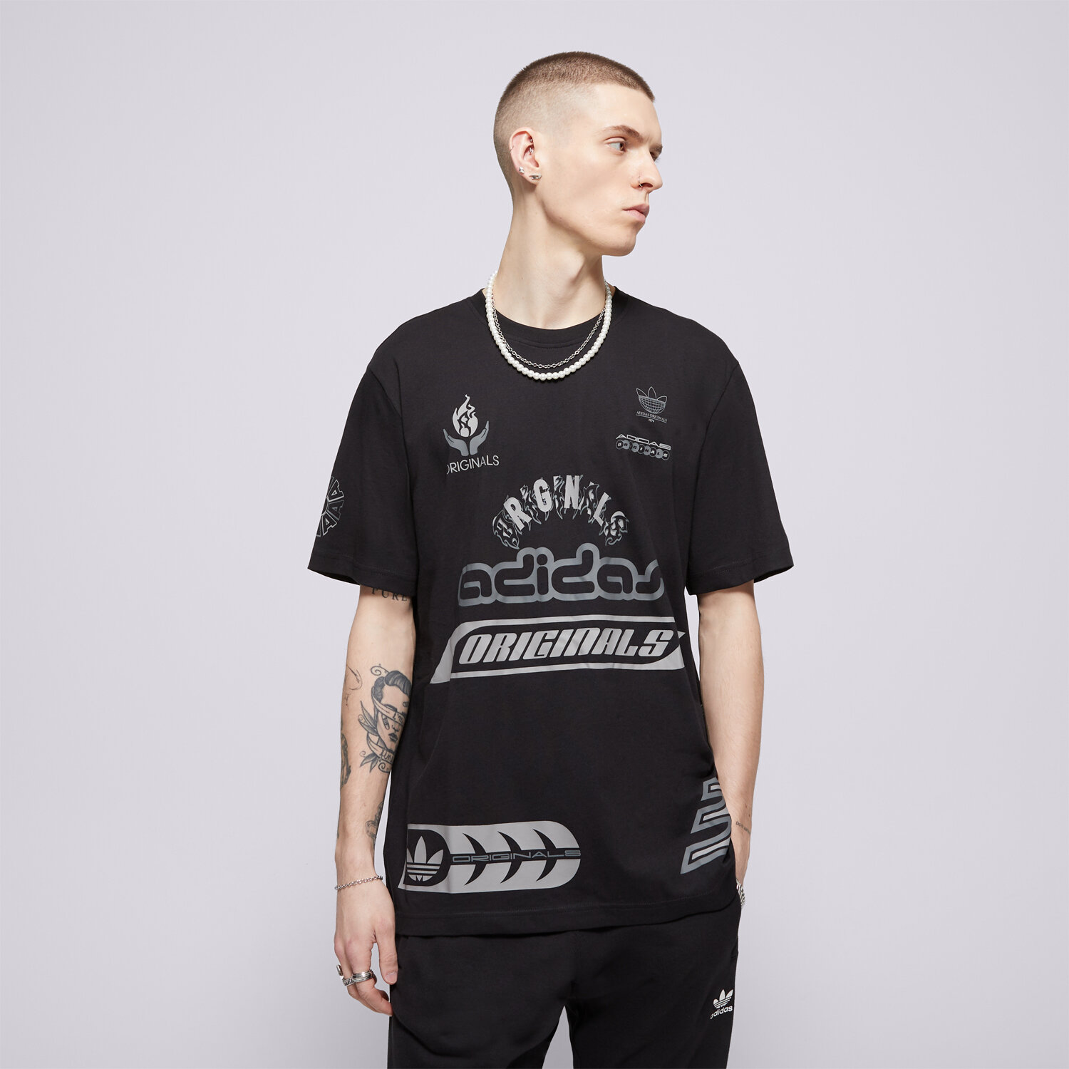 Herren T-Shirt ADIDAS T-SHIRT Q12 TS SPONSOR JP2676 Schwarz