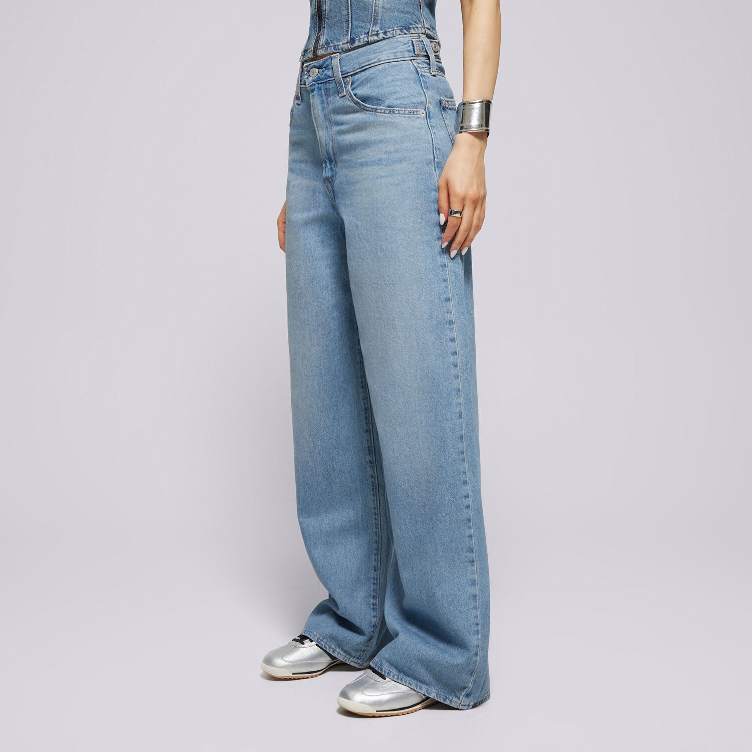 Damen Hosen LEVI'S HOSE CINCH BAGGY 001UP-0000 Blau