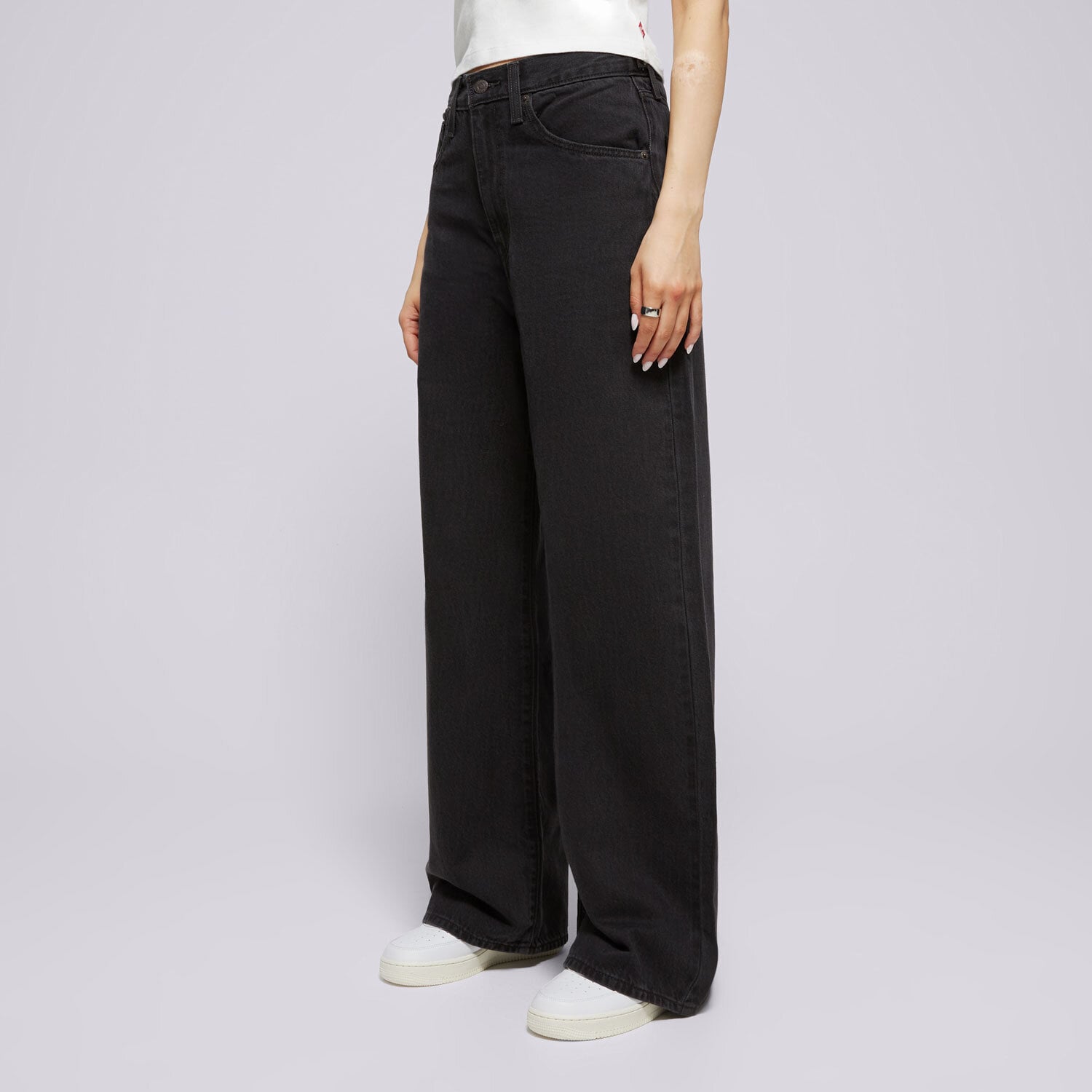 Damen Hosen LEVI'S HOSE CINCH BAGGY 001UP-0003 Schwarz