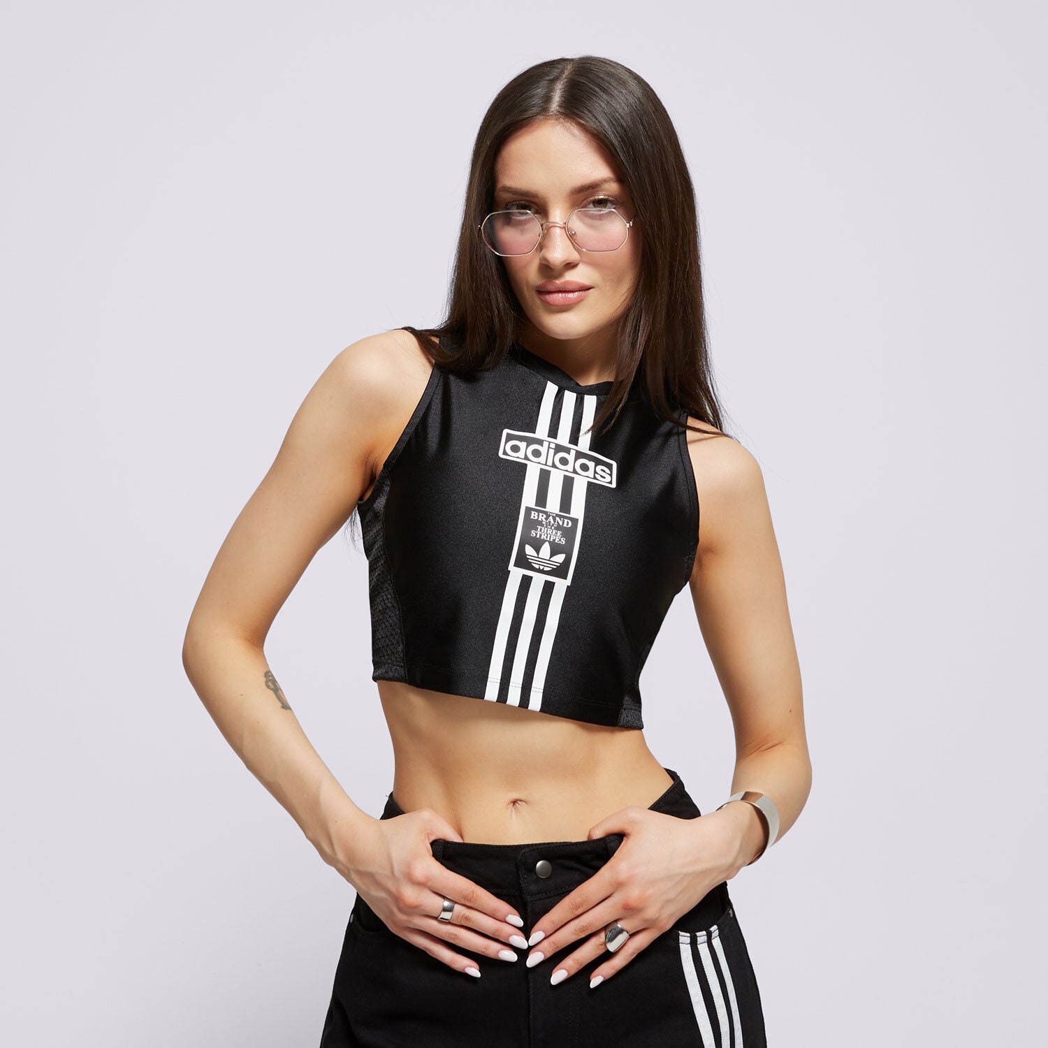 Damen T-Shirt ADIDAS T-SHIRT TANK TOP JD0102 Schwarz