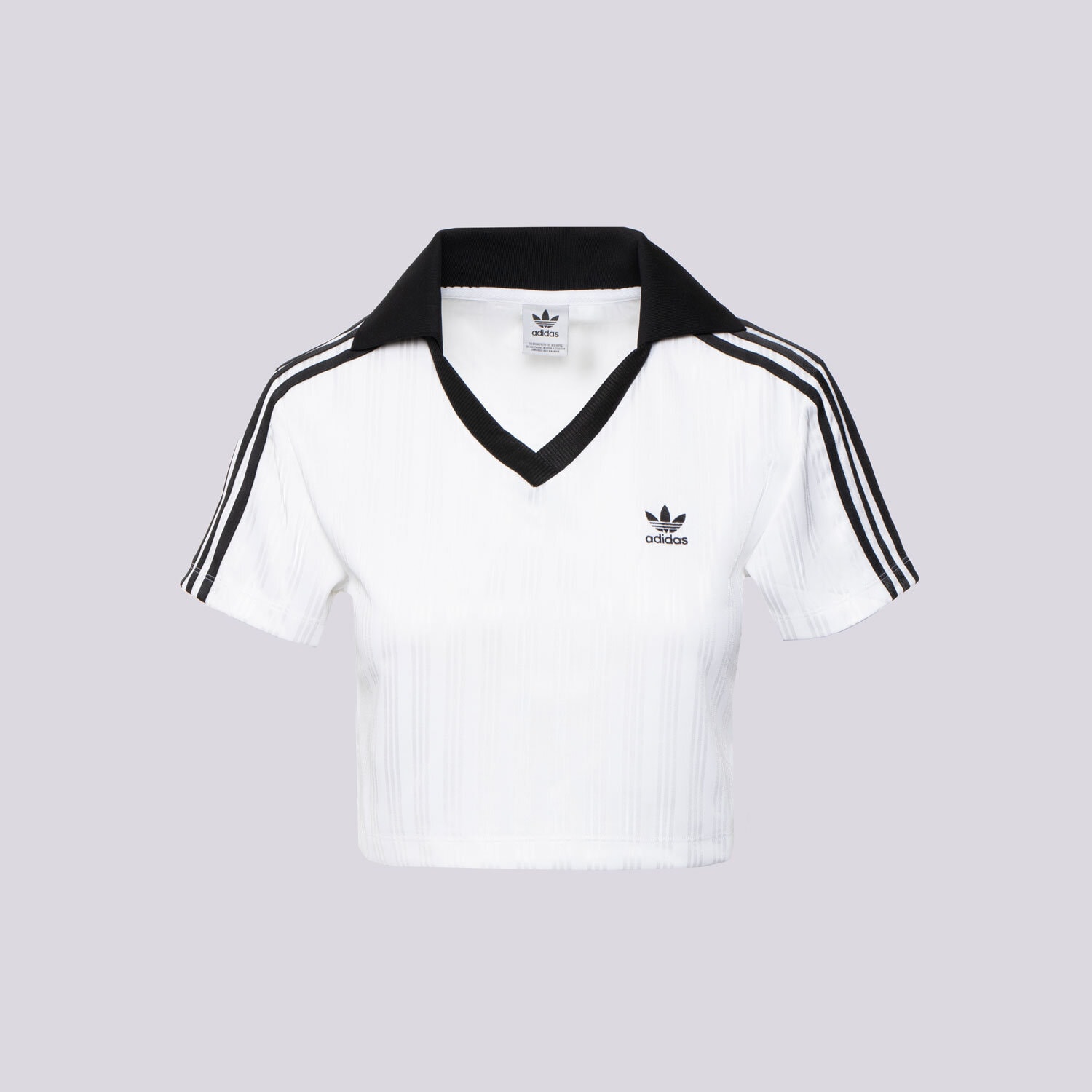 Damen T-Shirt ADIDAS T-SHIRT V-NECK POLO JD2608 Weiß